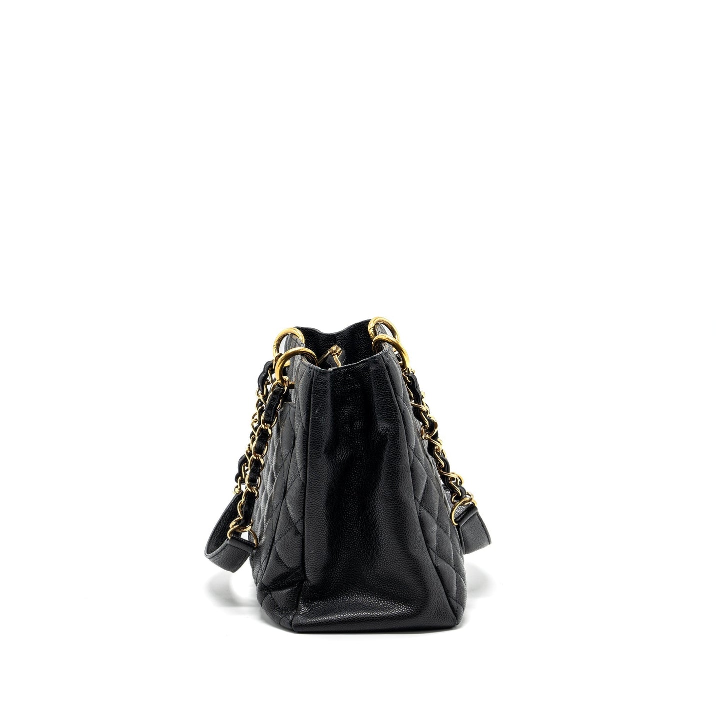 Chanel grand shopping caviar GHW Black Tote Bag 12