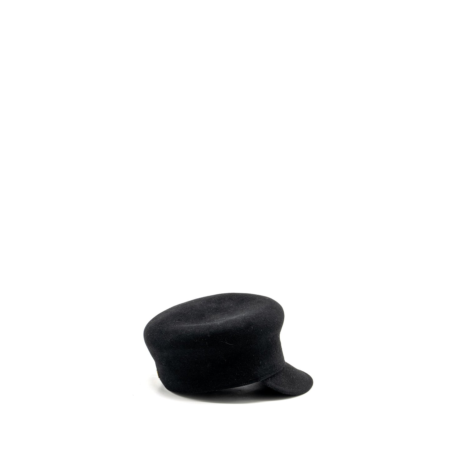 Dior Size Beret Hat Rabbit Hair Silk Handbag Black Travel Bag