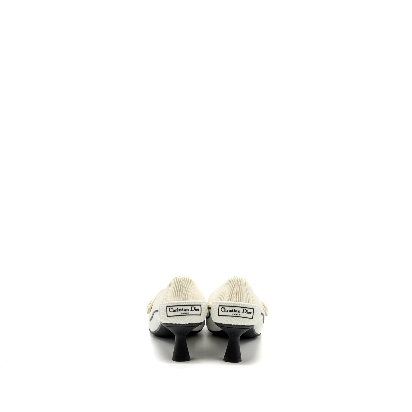 Dior Size Pump Handbag Canvas White Shoes
