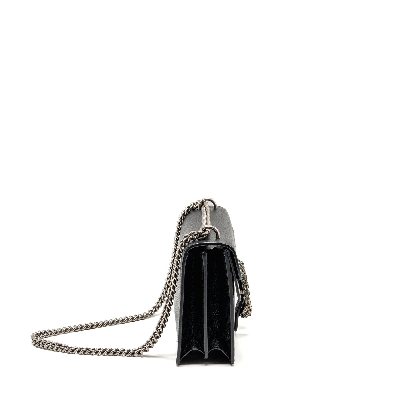Gucci Dionysus Shoulder Bag Calfskin Shw Black Medium