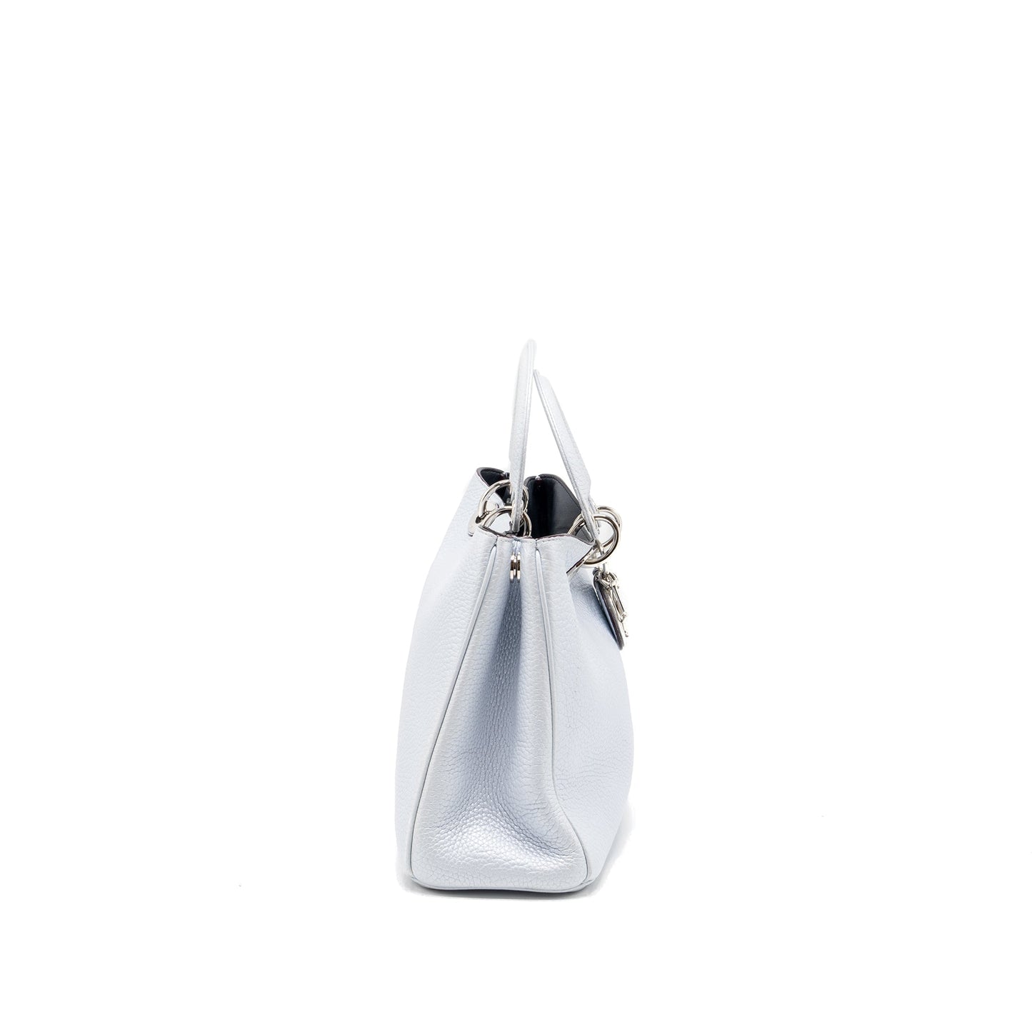 Dior issimo Tote Purse Grained Calfskin Light Grey Tote Bag