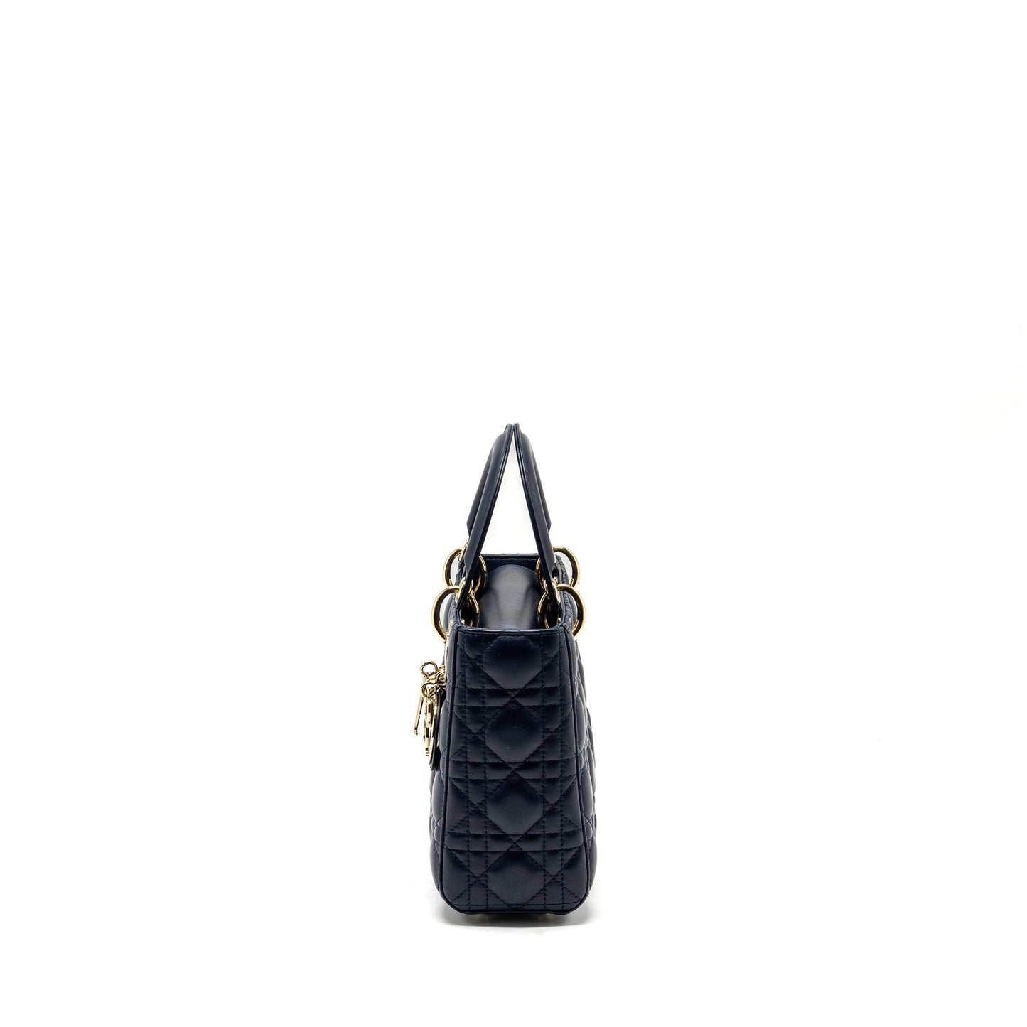 Dior My Abc Lady Lambskin Navy Handbag Small Travel Bag
