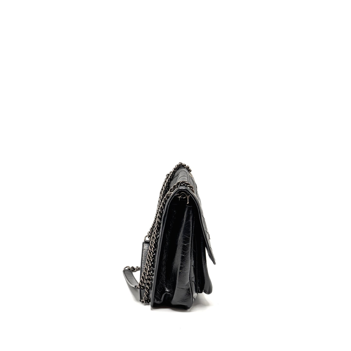 YSL Saint Laurent Niki Purse Calfskin Black Medium Travel Bag