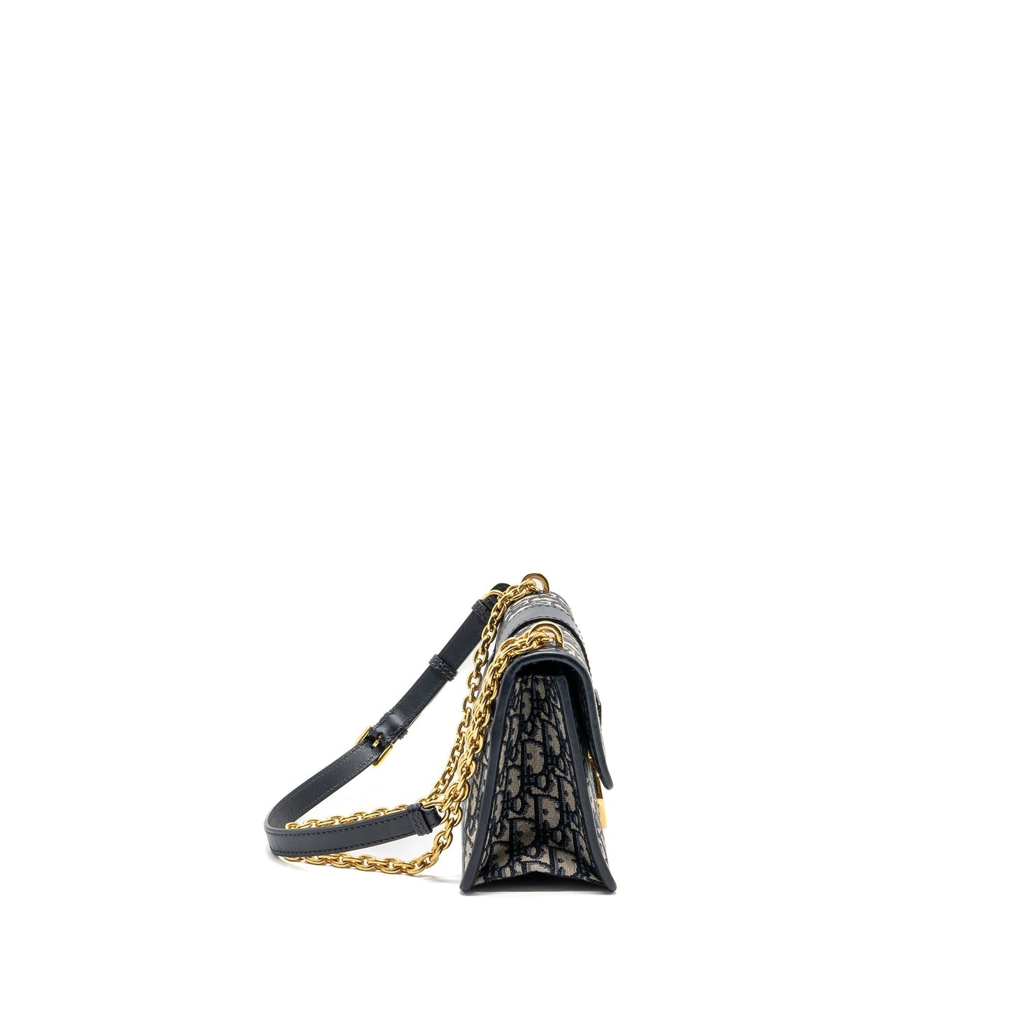 Dior Montaigne Purse Oblique Jacquard Handbag Leather Canvas Travel Bag