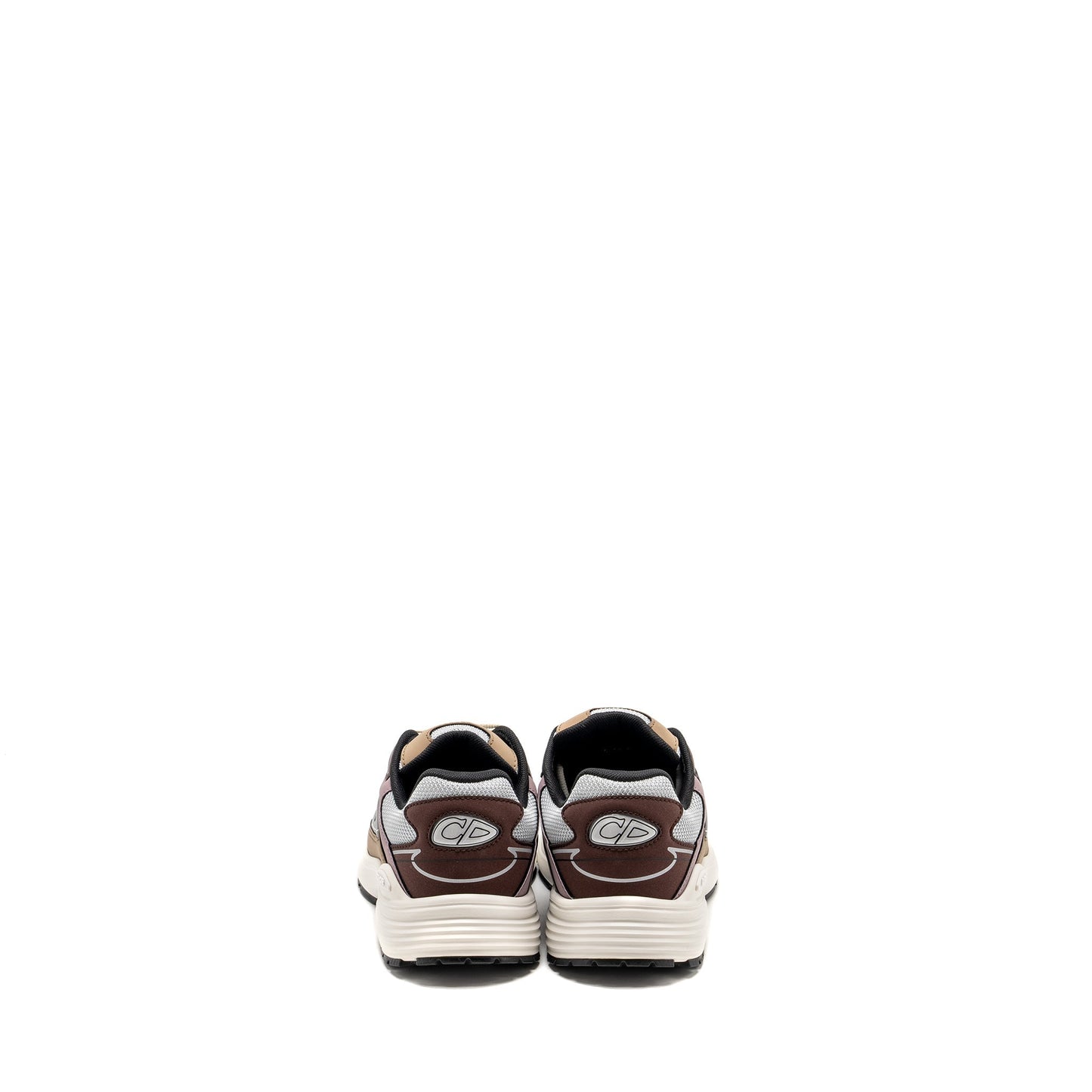 Dior Size B Low Trainers Technical Mesh Calfskin Brown Travel Bag