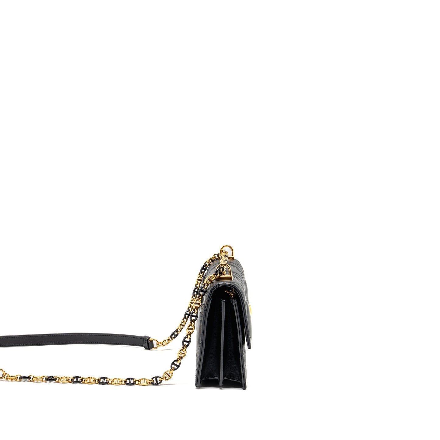 Dior Miss Caro Purse With Lambskin Multicolour Hardware Black Mini Travel Bag