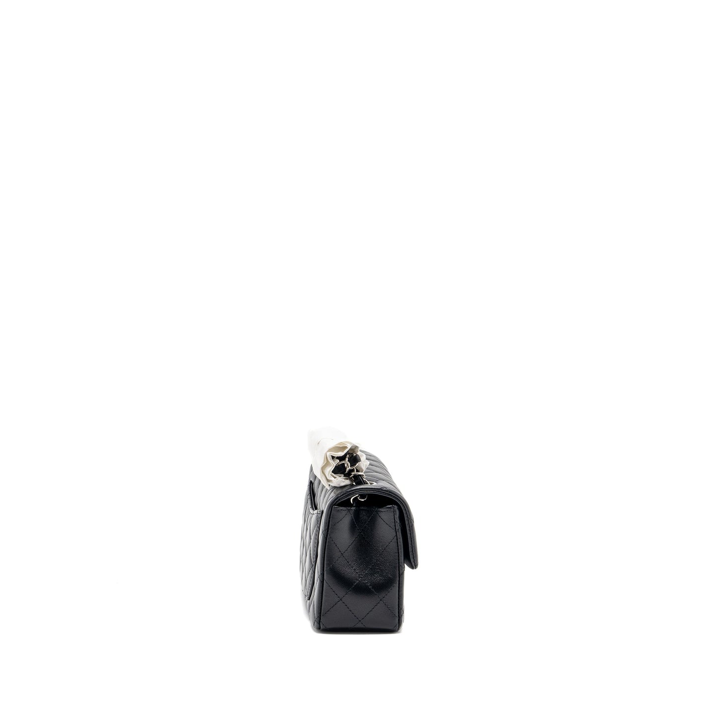 Chanel rectangular flap lambskin SHW microchip Black Shoulder Bag Microchip 5