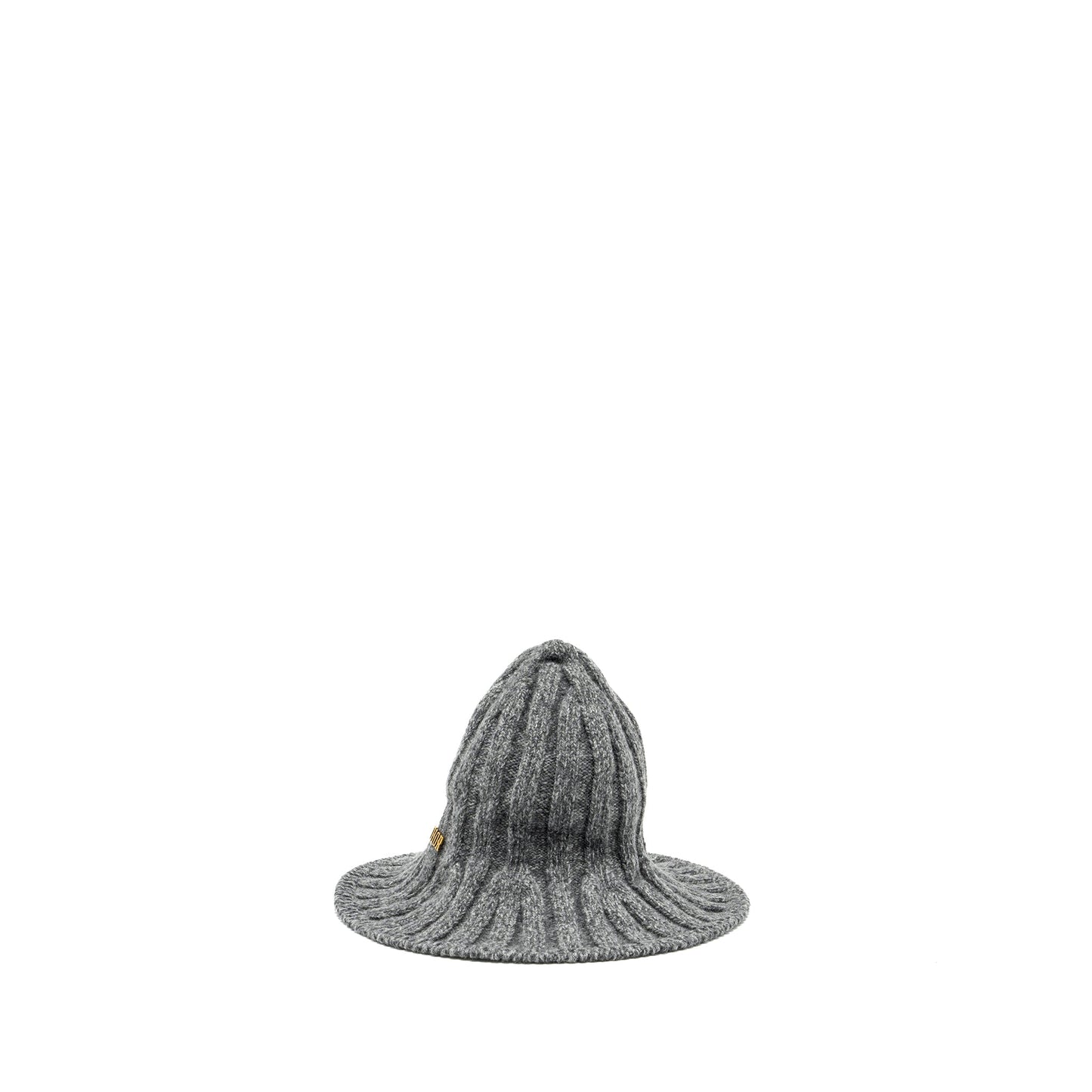 Dior Letter Wire Brimmed Beanie Wool Grey Handbag Logo Travel Bag