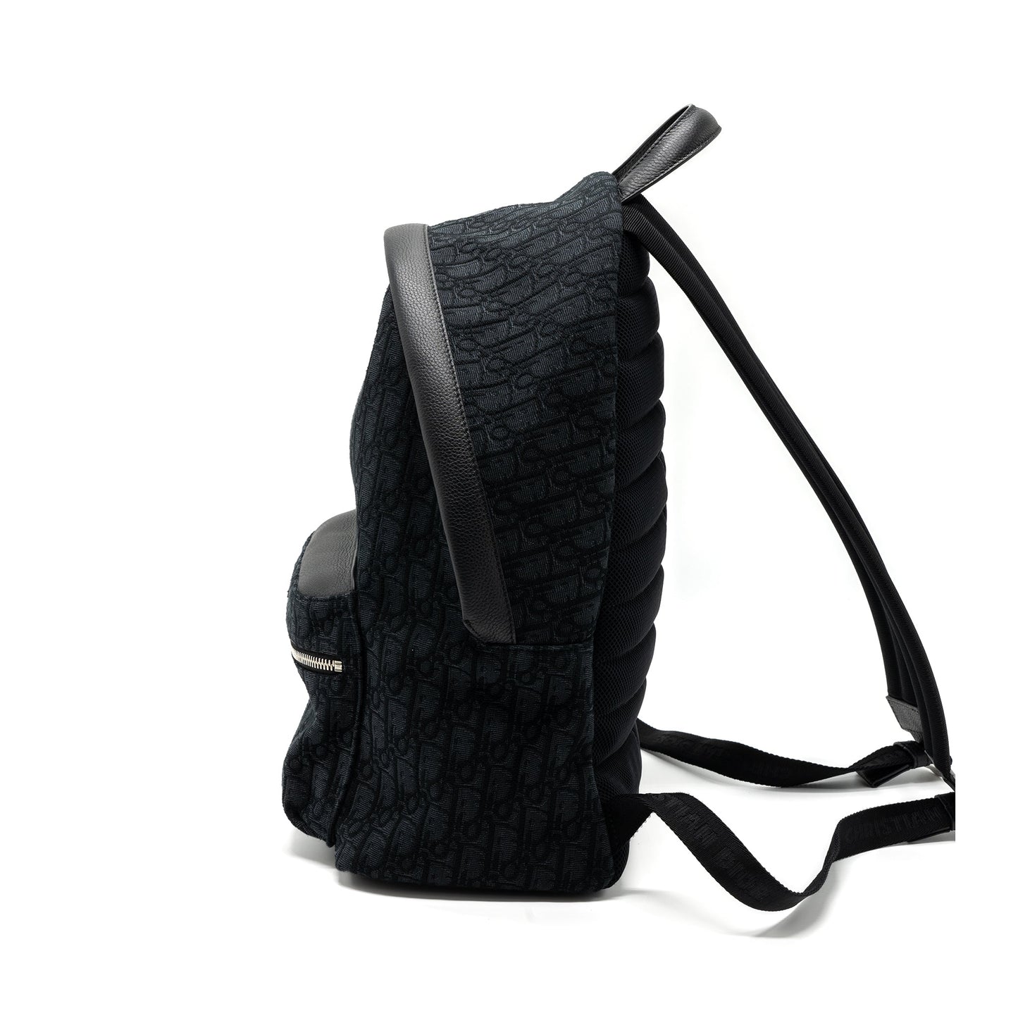 Dior Rider Backpack Oblique Jacquard Handbag Black
