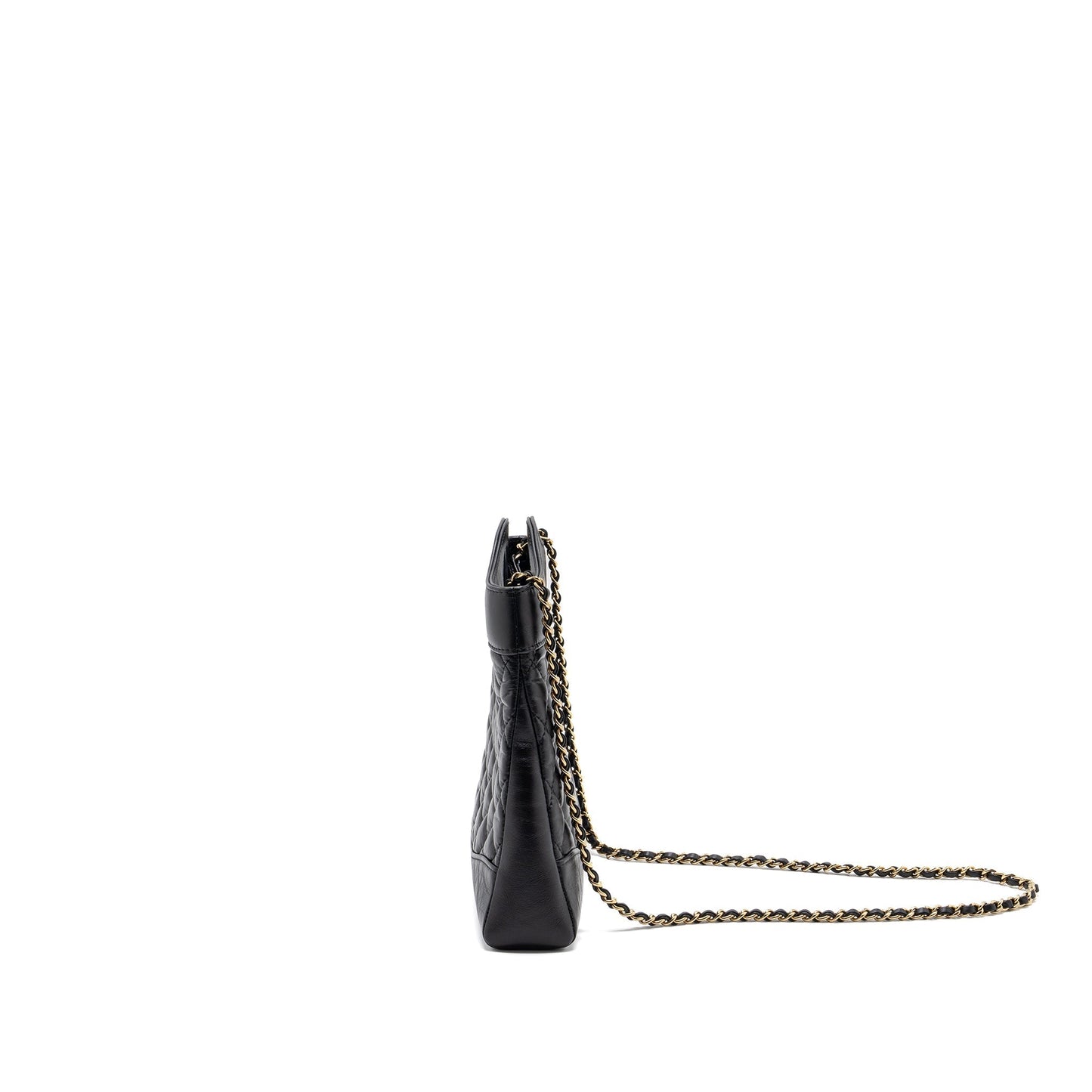 Chanel 23A 31 Calfskin LGHW Microchip Black Mini Bag Black Lghwmicrochip