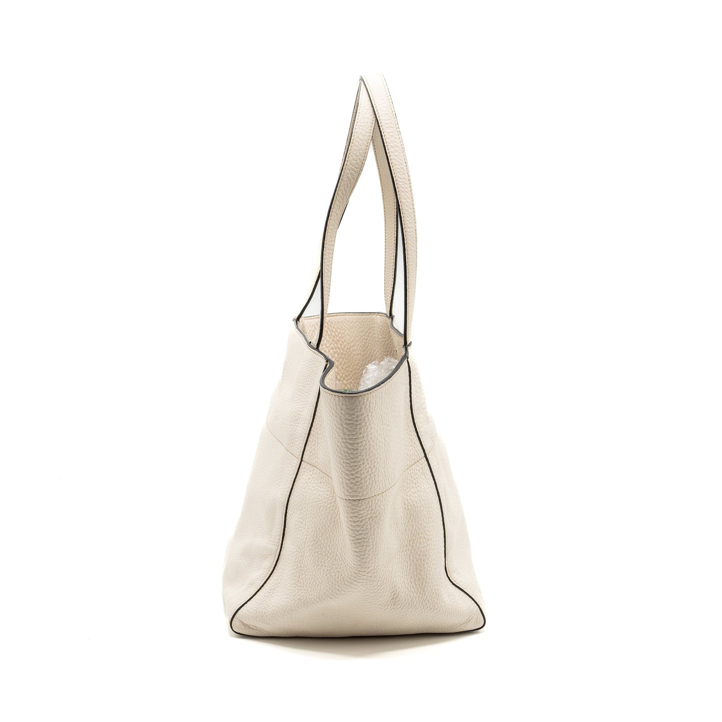 Prada Tote Purse Calfskin Handbag White Tote Bag