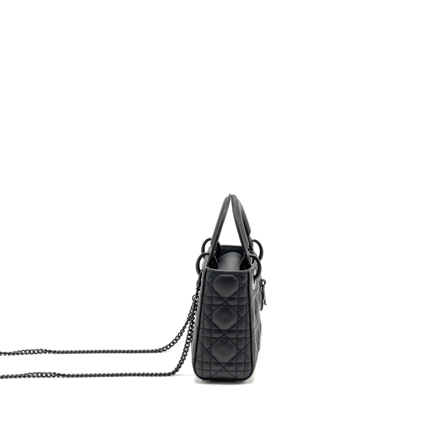 Dior Lady Calfskin So Handbag Black Mini Travel Bag