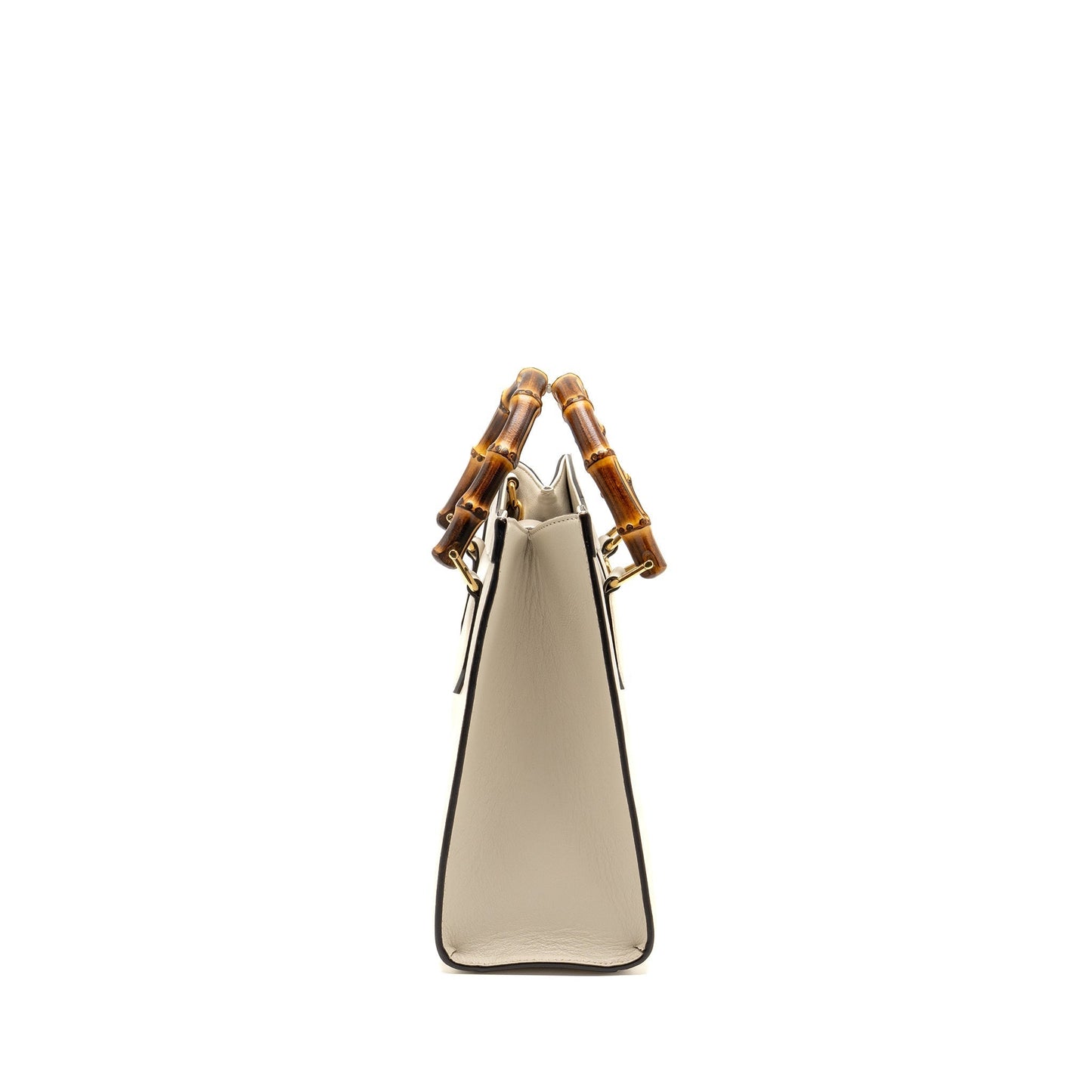 Gucci Diana Tote Bag Calfskin White Small