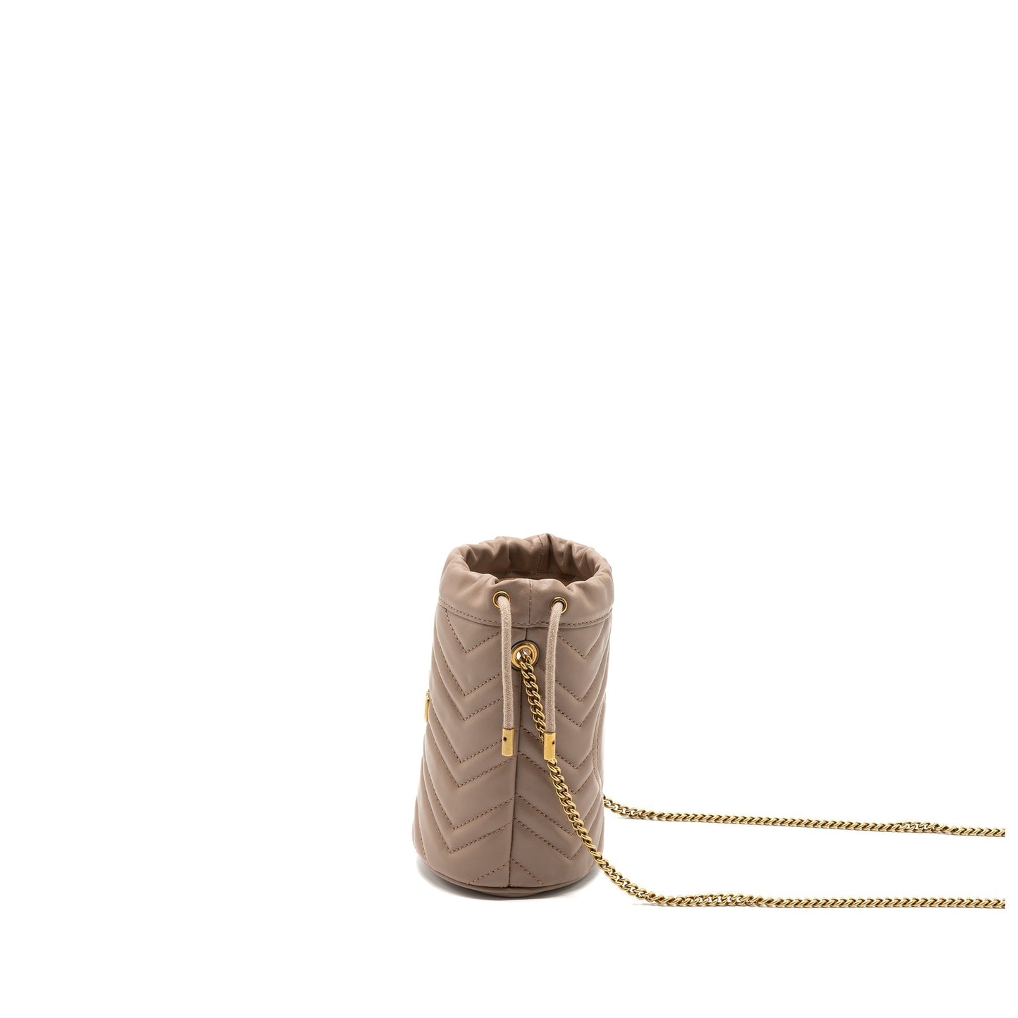 Gucci Marmont Bag Beige Mini Bucket Bag