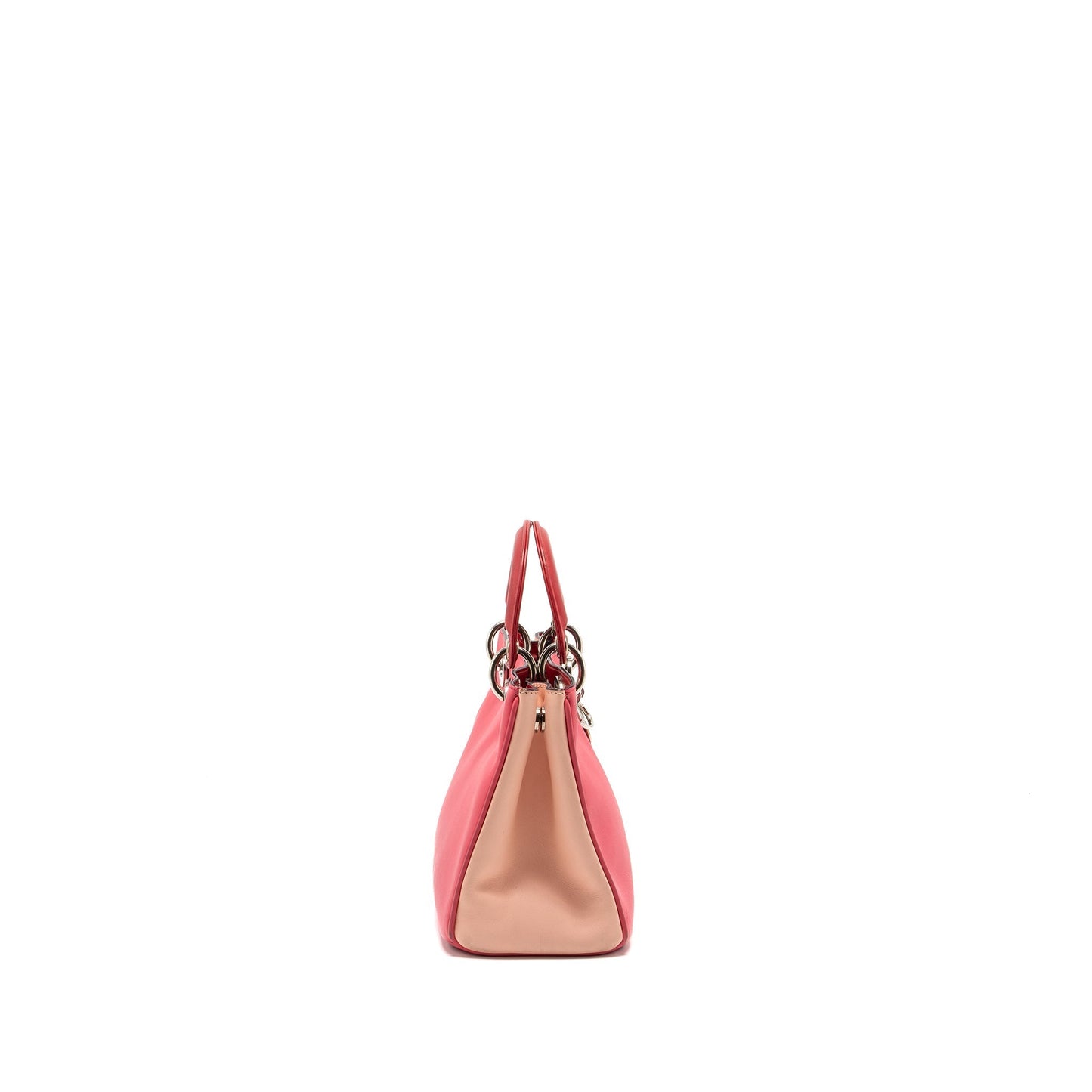 Dior issimo Tote Purse Calfskin Dark Light Handbag Pink Mini Tote Bag