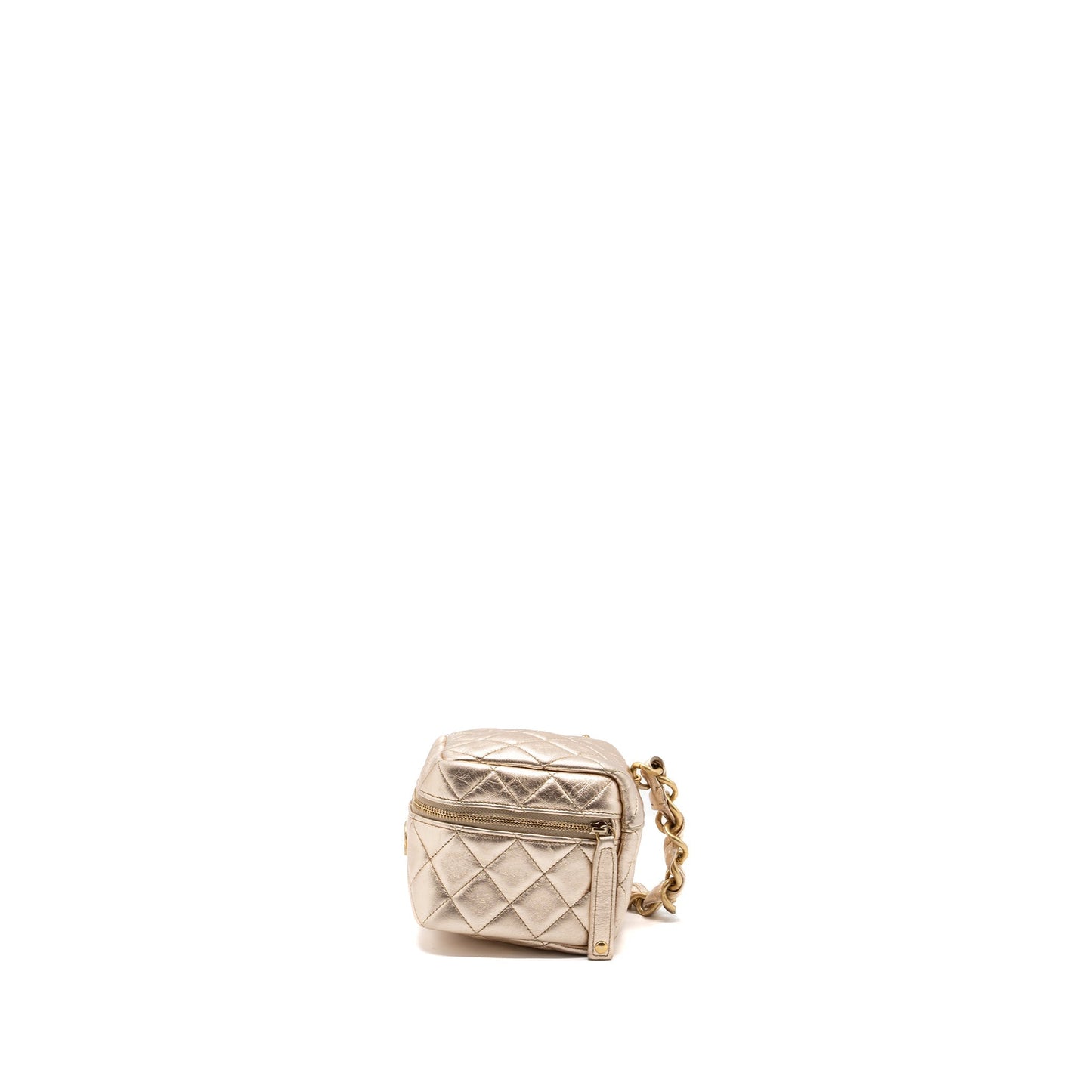 Chanel 22s Dice Purse Lambskin Brushed GHW Gold Handbag