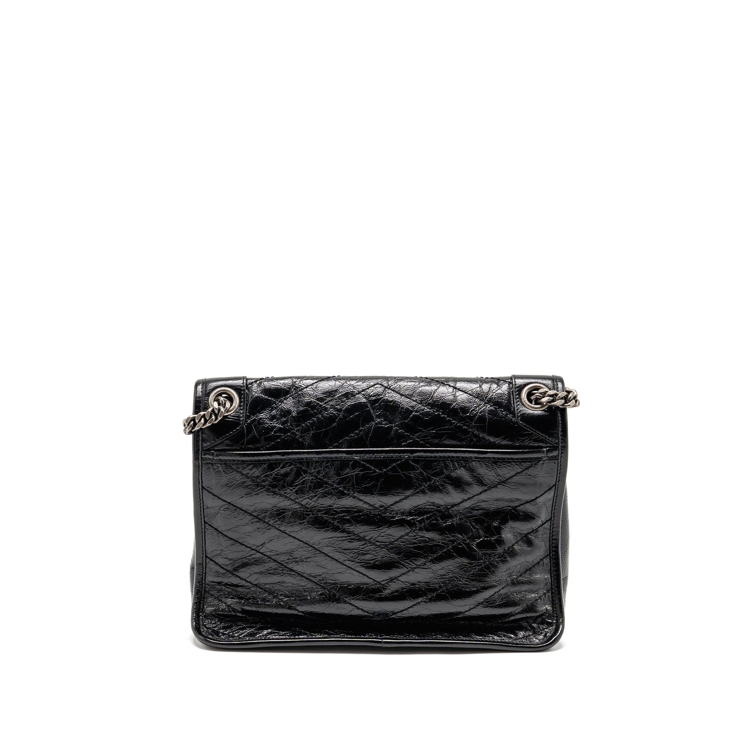 YSL Saint Laurent Niki Calfskin Travel Bag Black Medium