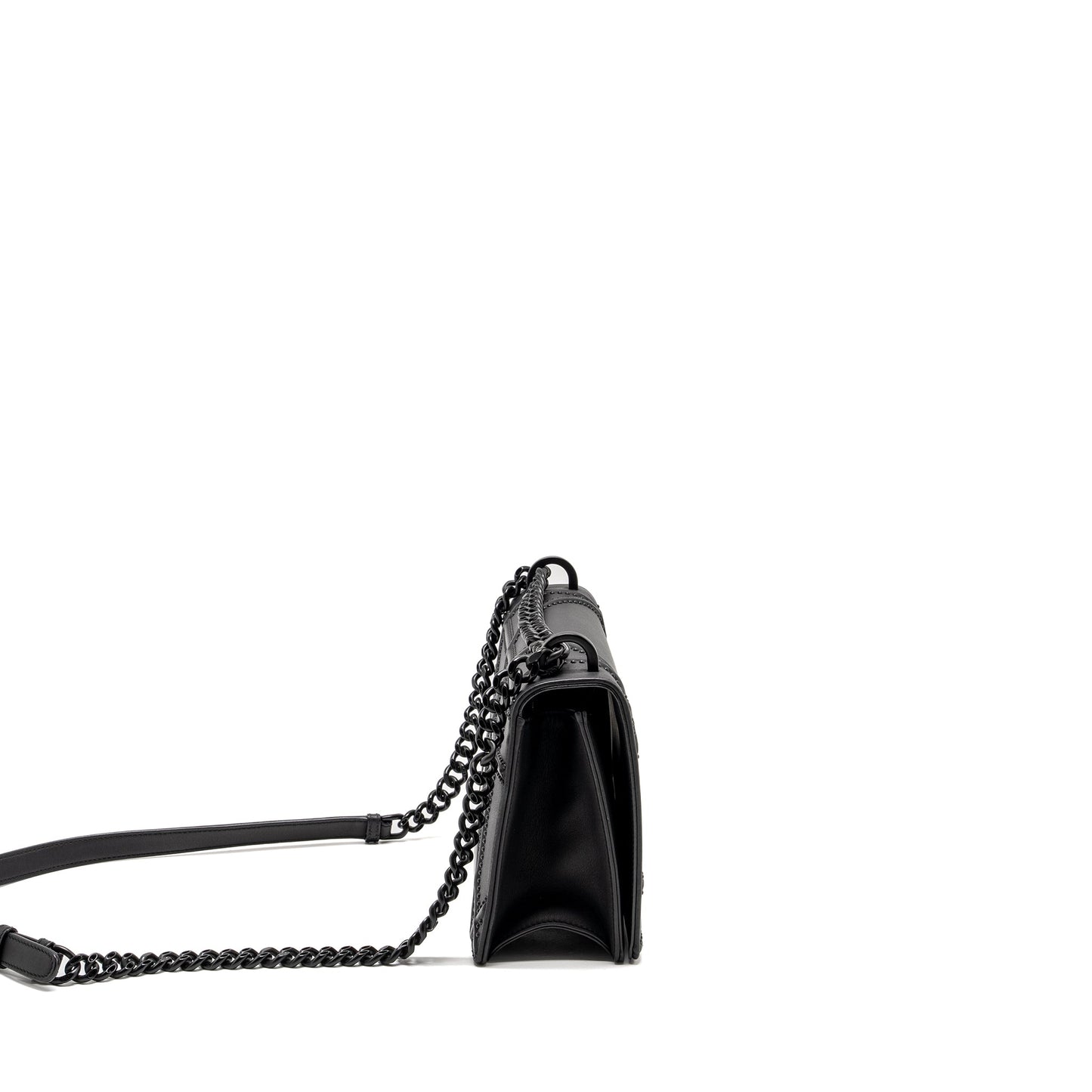 Dior Studded ama Calfskin So Handbag Black Medium Travel Bag