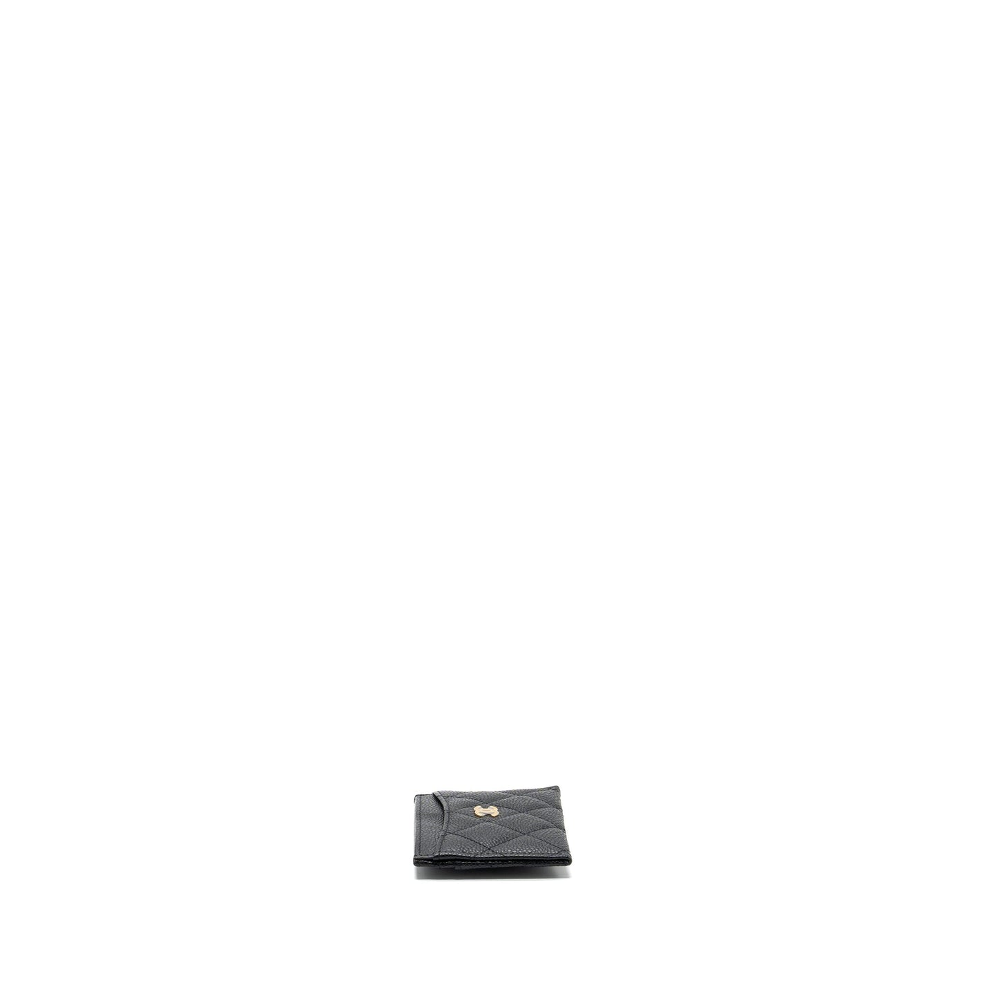 Chanel Classic Card Holder Caviar GHW Microchip Black Wallet Case Black Ghwmicrochip
