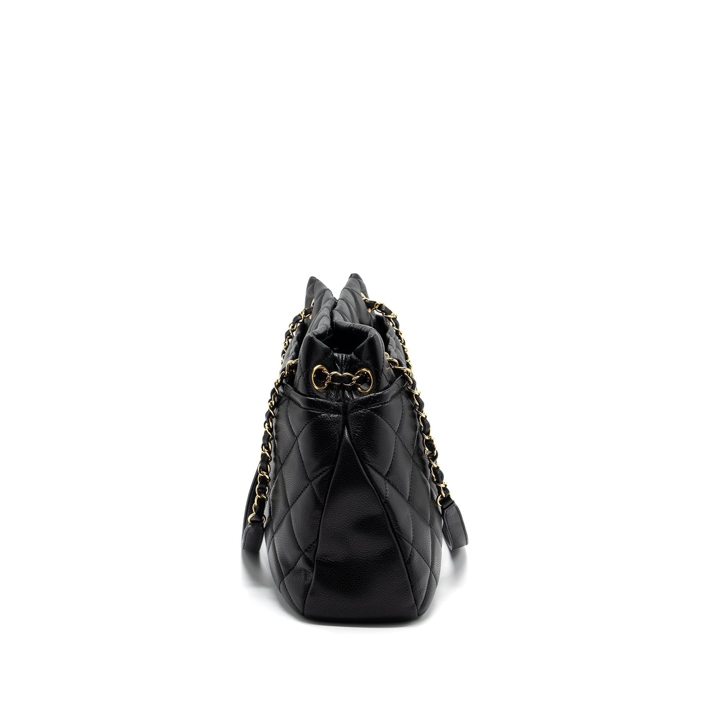 Chanel Matelasse Caviar GHW Black Tote Bag Ghw 2