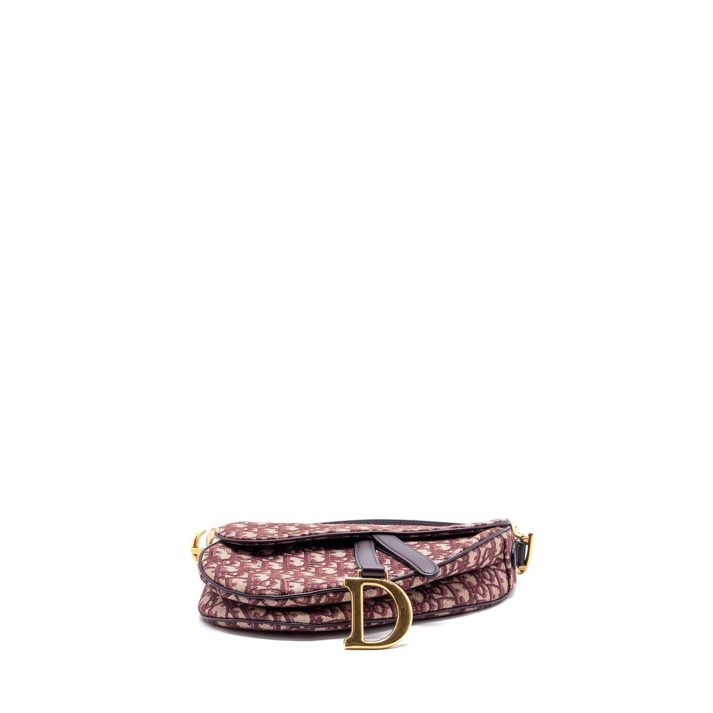 Dior Saddle Purse Oblique Embroidery With An Extra Red Medium Travel Bag