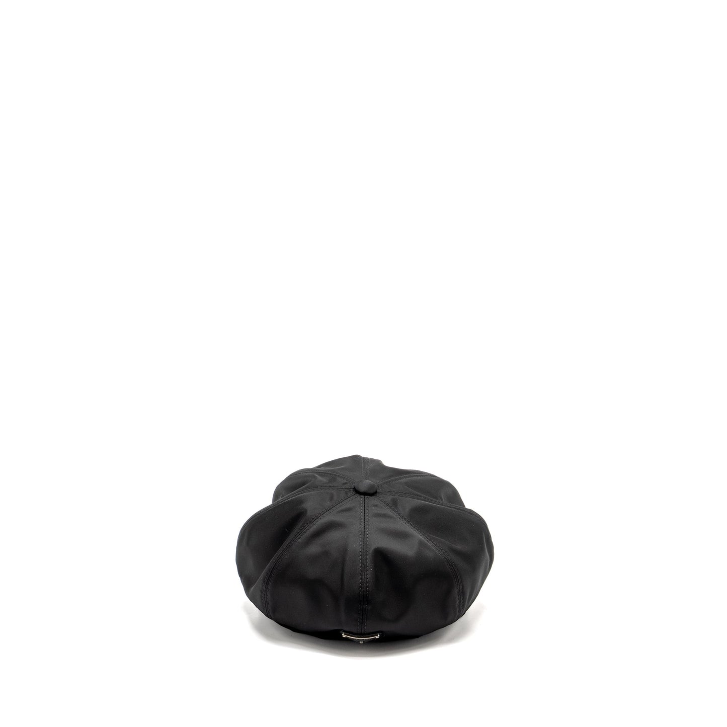 Prada Size M Re Newsboy WomenâS Cap Handbag Nylon Black Travel Bag