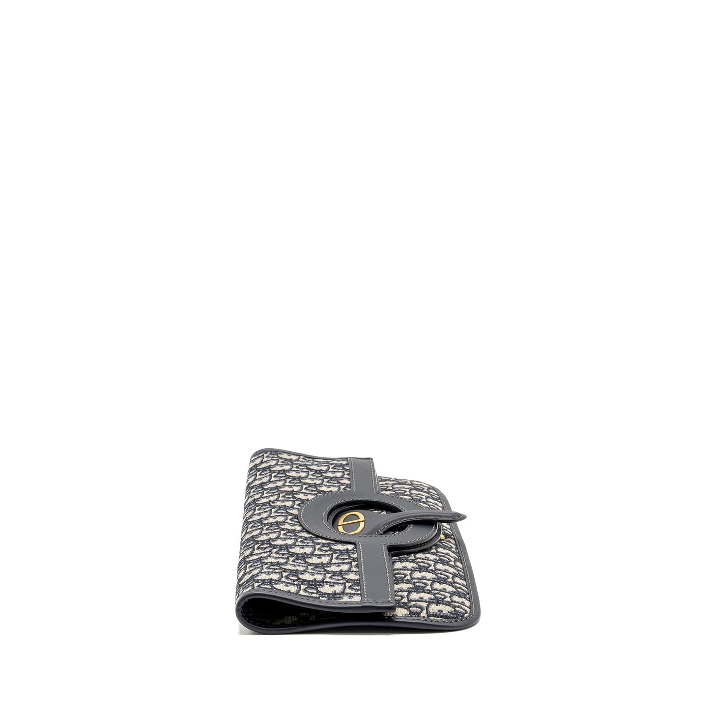 Dior Folder Clutch Oblique Handbag Leather Canvas Clutch Bag