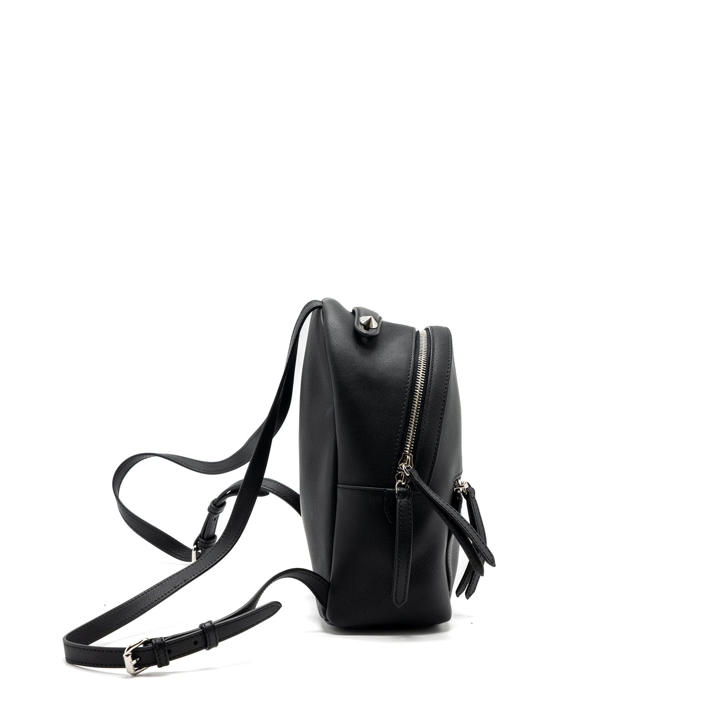 Fendi By The Way Backpack Crystal Leather Black