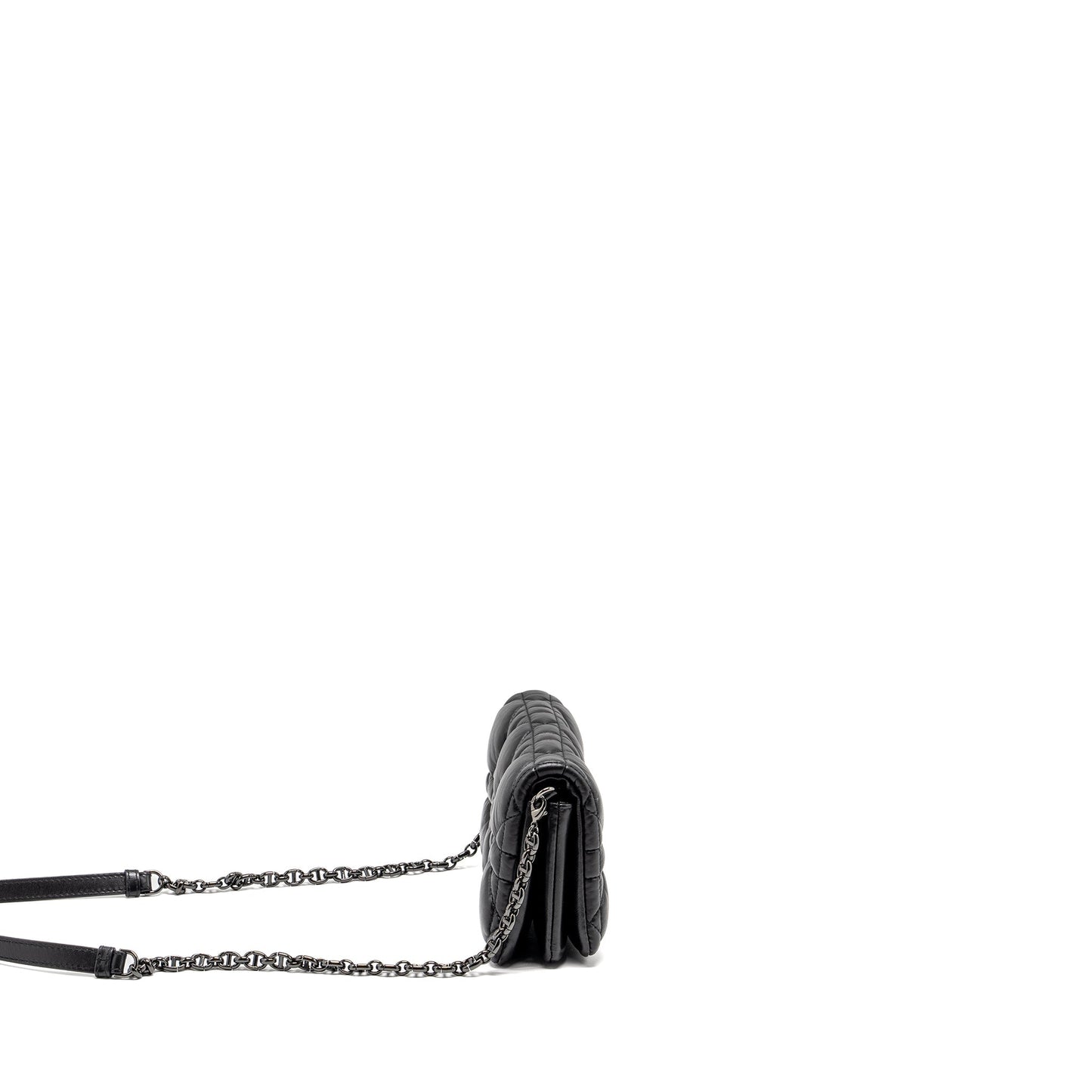 Dior Caro Purse Calfskin Hardware Handbag Black Mini Travel Bag