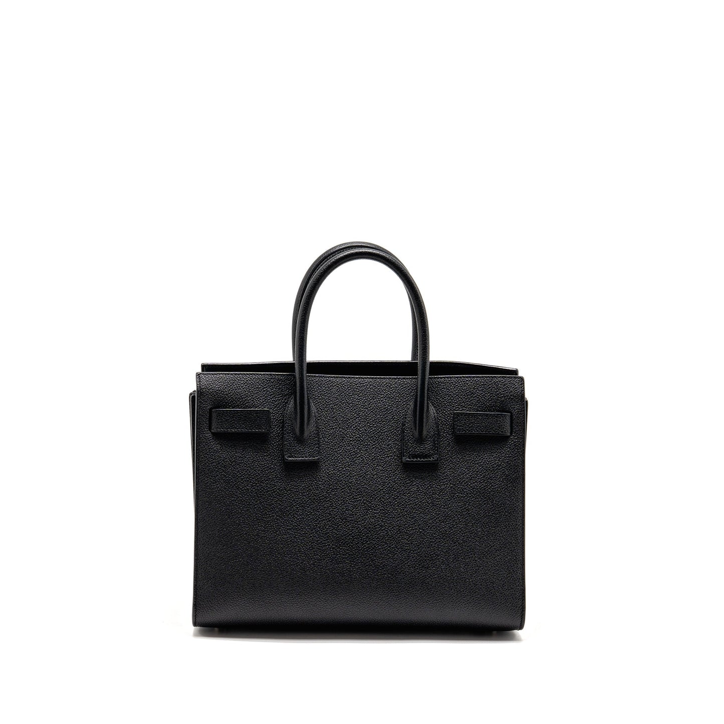 YSL Saint Laurent Saint Laurent Sac De Grained Calfskin Travel Black Travel Bag