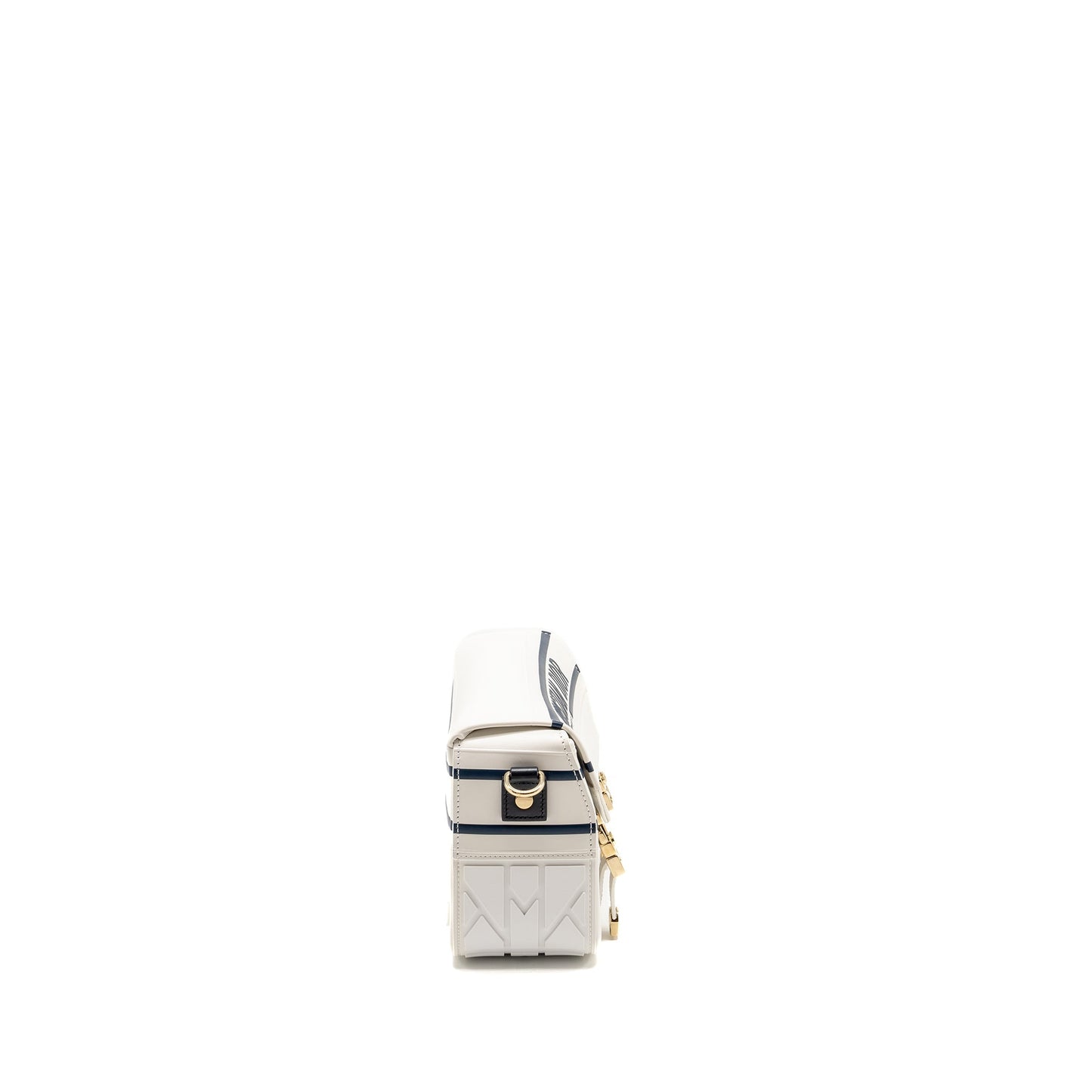 Dior camp Purse Calfskin Handbag White Small Travel Bag