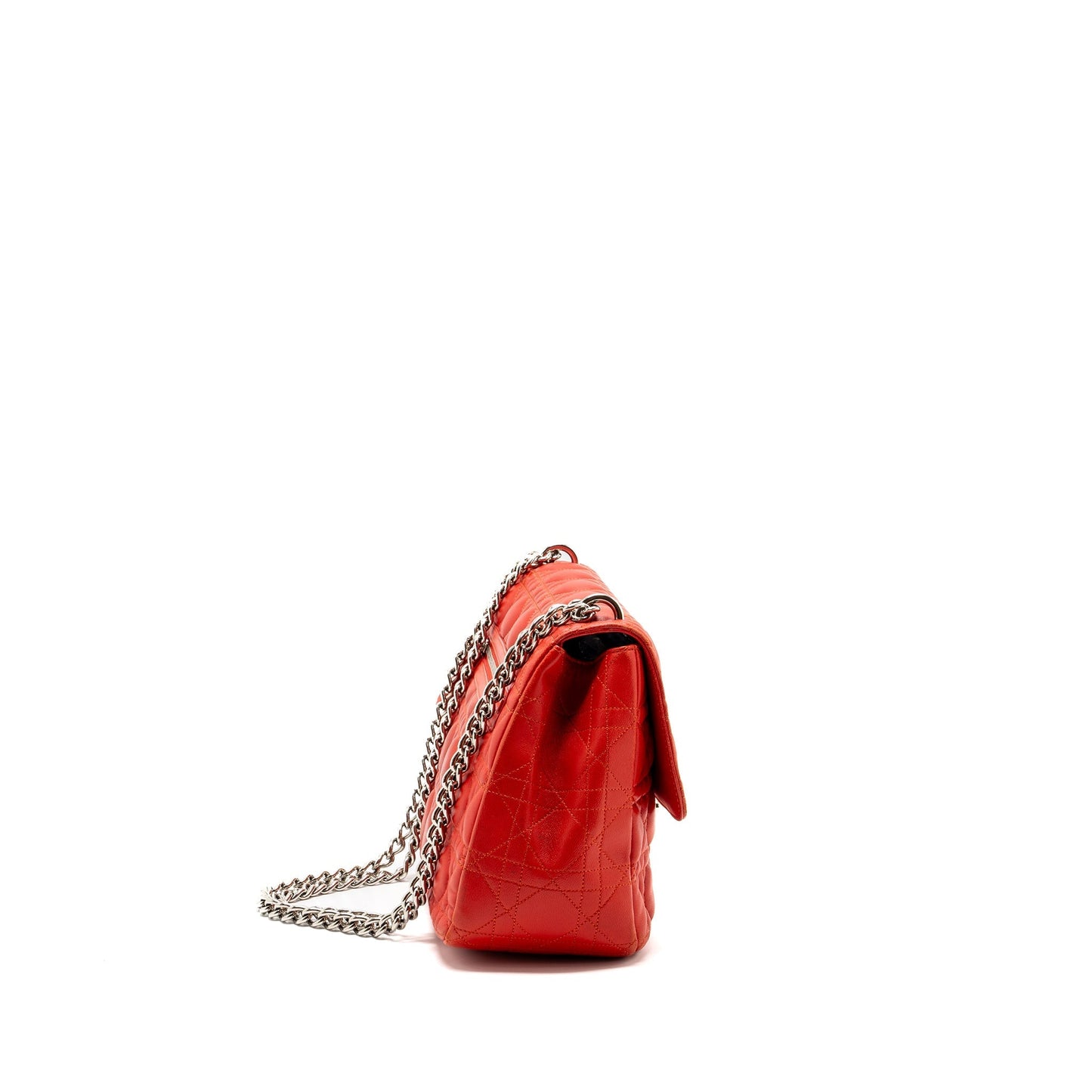 Dior Miss Purse Lambskin Handbag Red Mini Travel Bag