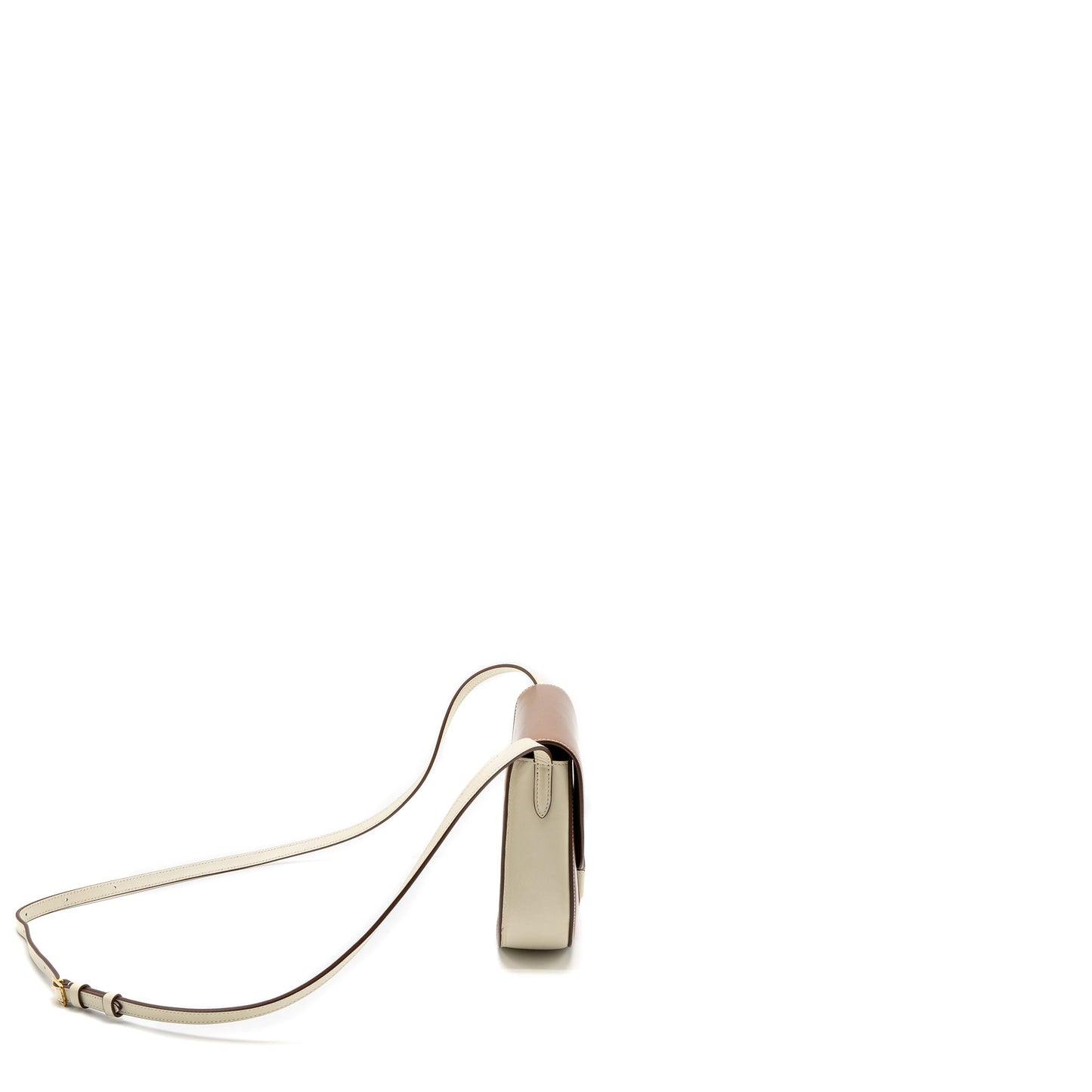 Celine Trotteur Purse Calfskin Multicolour Handbag Brown Small Travel Bag
