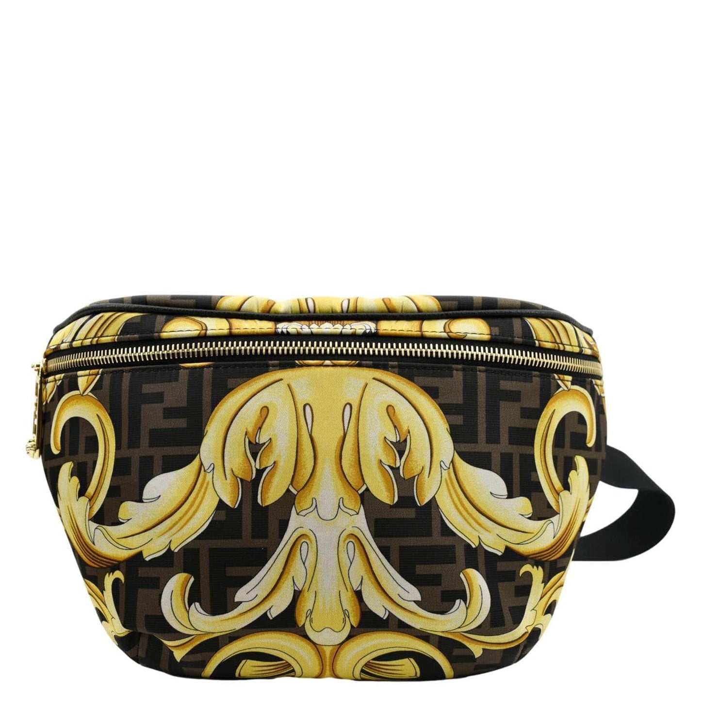 Fendi X Versace FF Baroque Belt Bag Nylon Gold