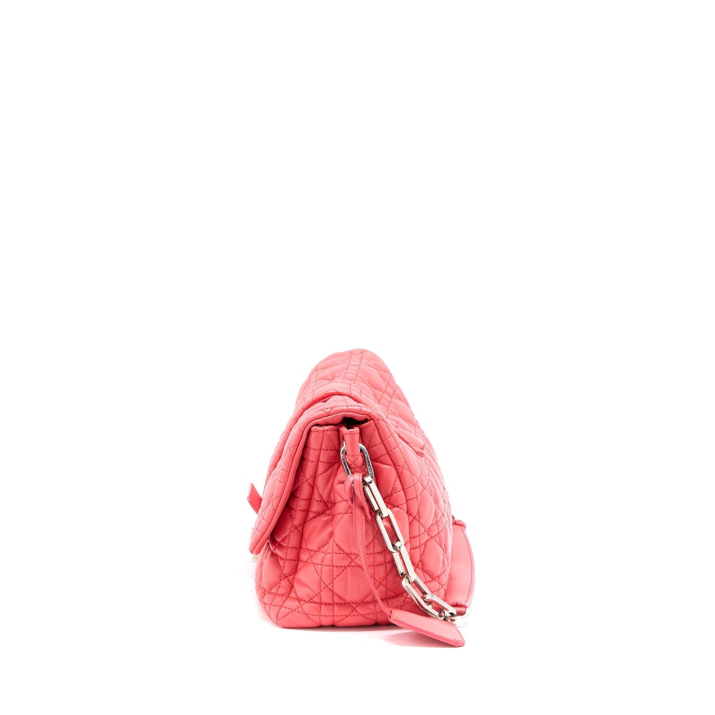 Dior New Lock Purse Lambskin Handbag Red Mini Travel Bag