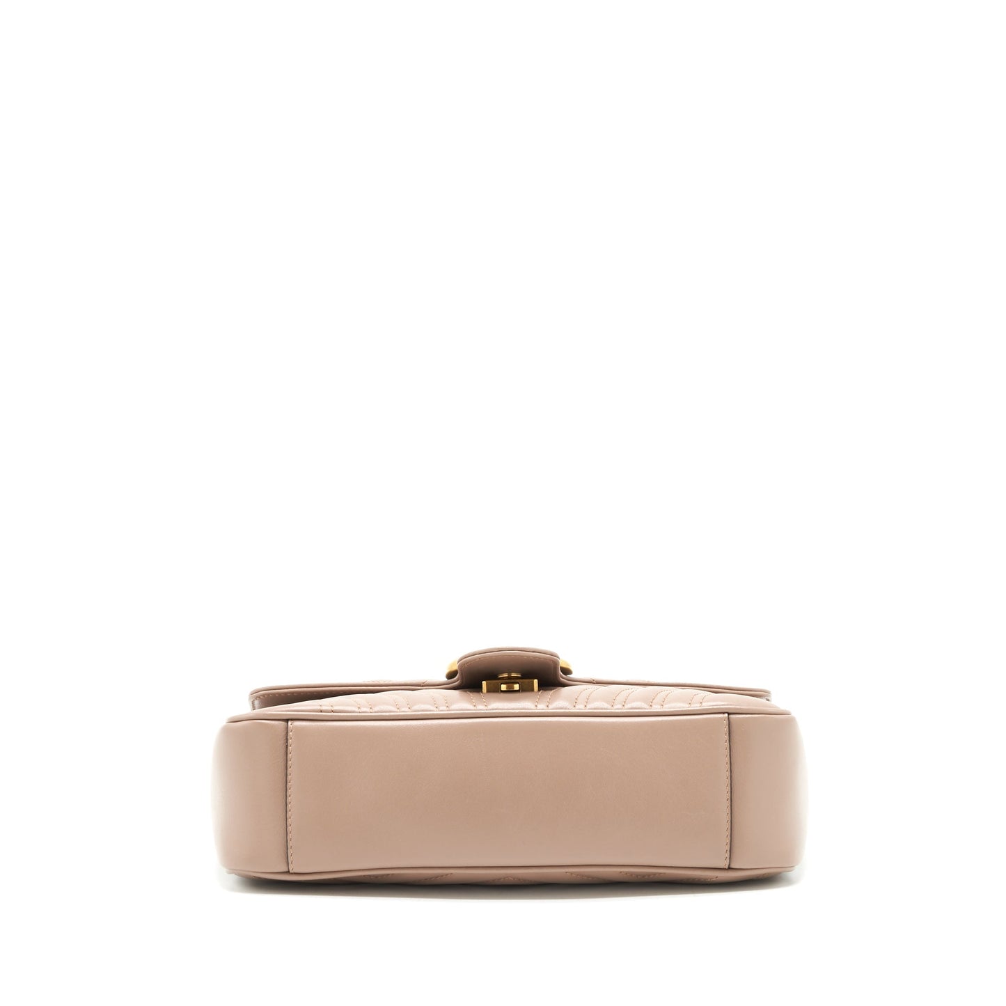 Gucci Marmont Dusty Matelass Shoulder Bag Pink Small
