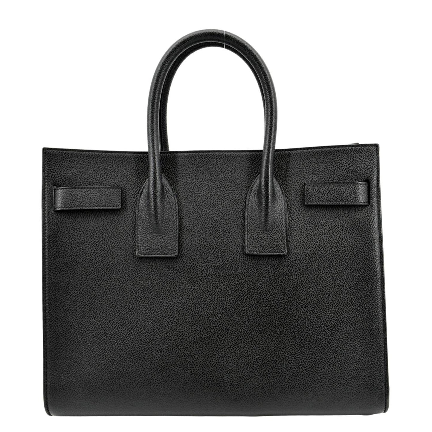 YSL Saint Laurent Yves Sac De Jour Satchel Shoulder Bag Leather Black Satchel Bag De Jour 5