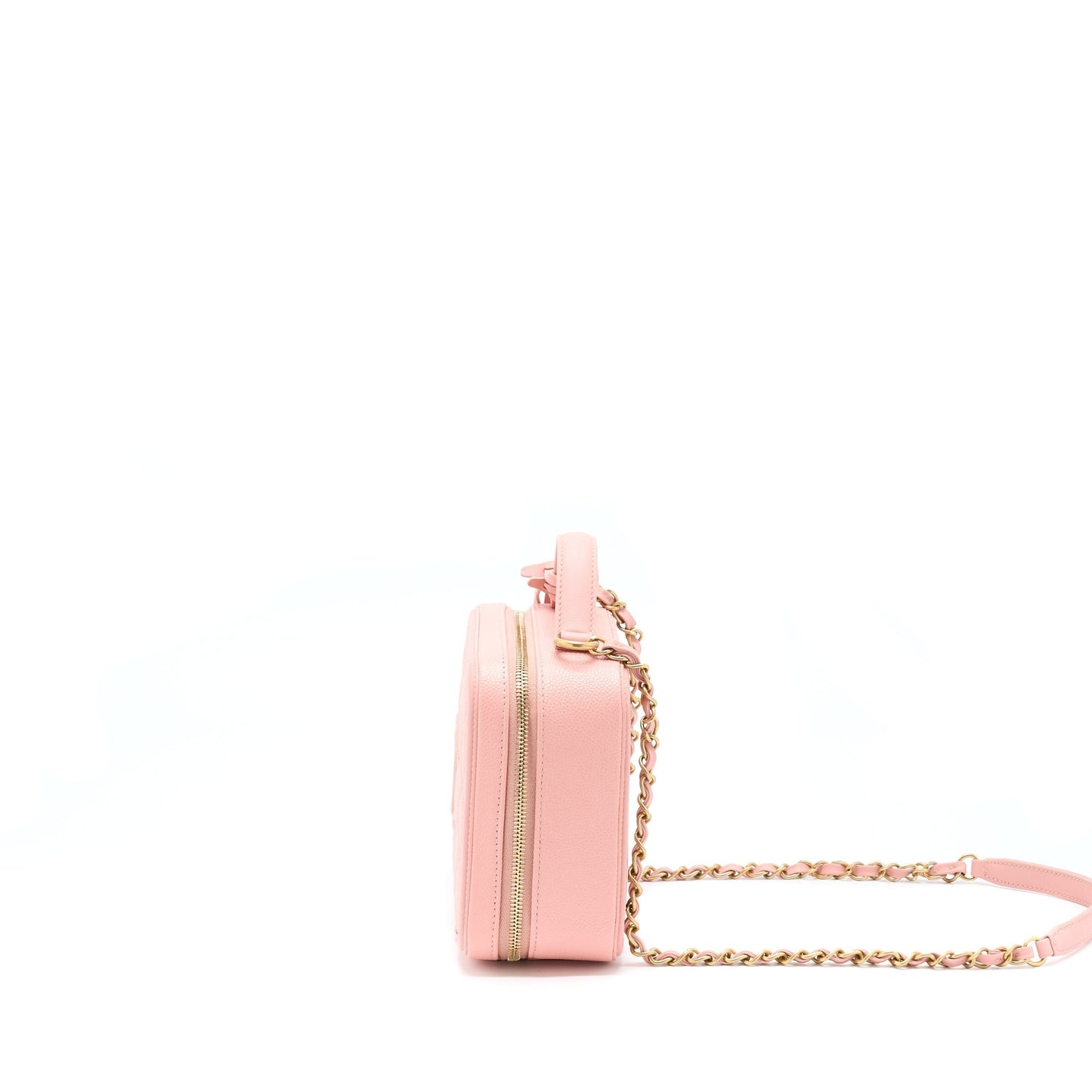 Chanel Filigree Vanity Caviar GHW Pink Handbag