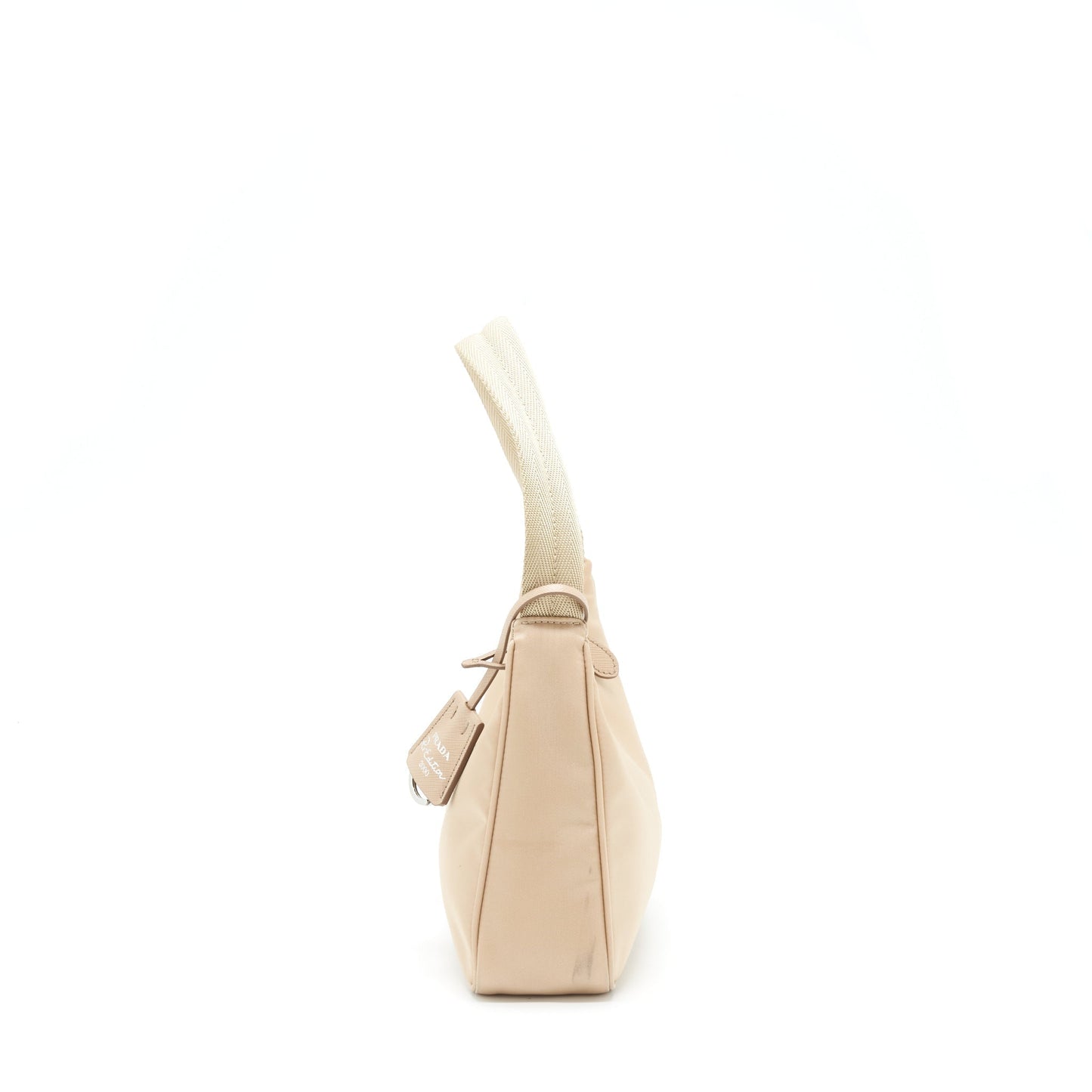 Prada Re Re Edition Purse Handbag Nylon Beige Travel Bag