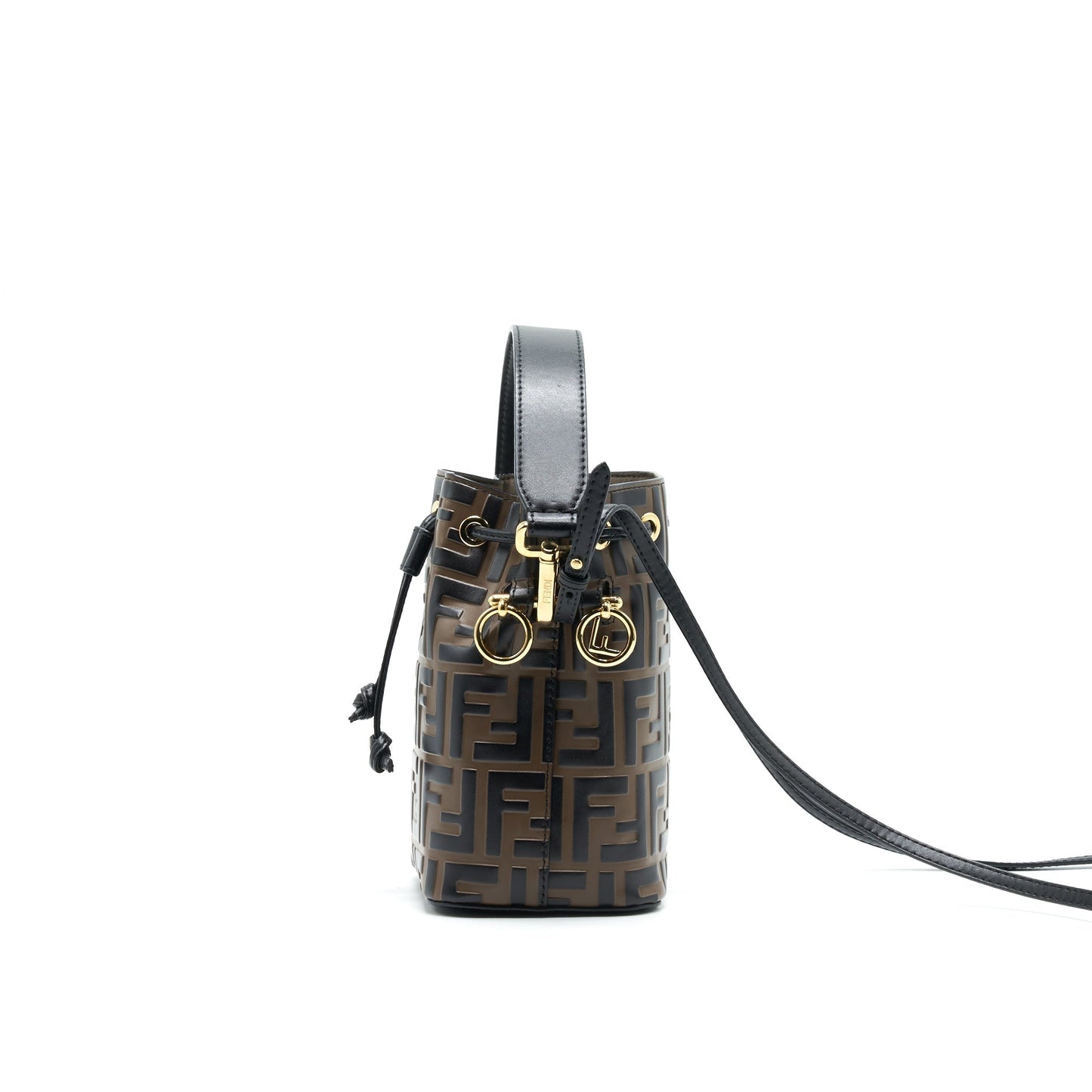 Fendi Mon Tresor Purse Brown Mini Bucket Bucket Bag