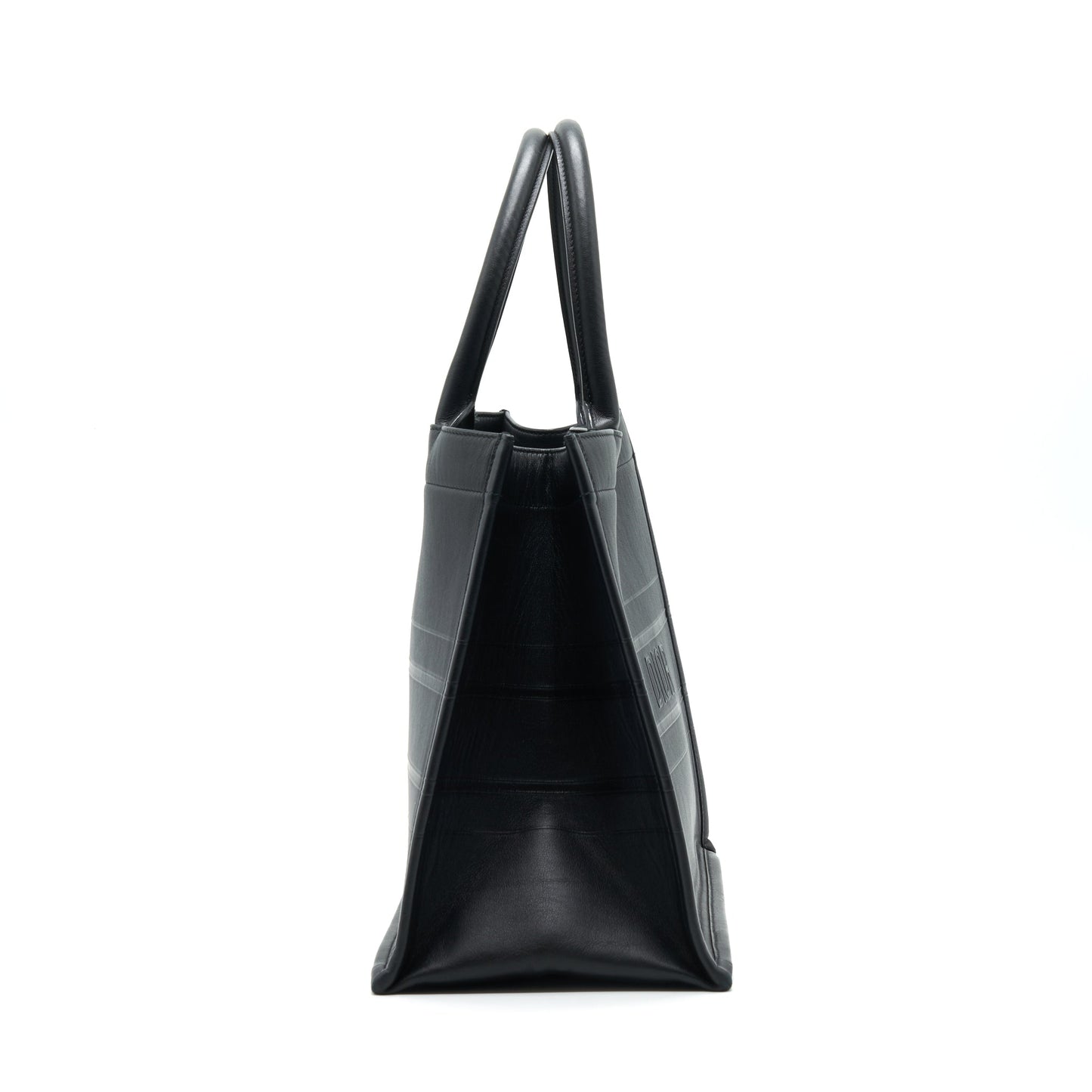 Dior Booktote Handbag Leather Black Tote Bag