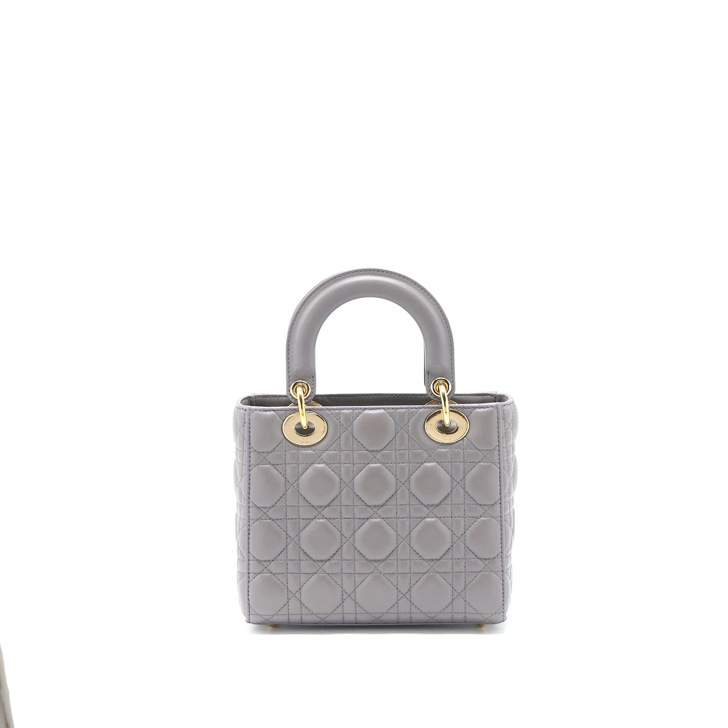 Dior Lady My Abc Lambskin Grey Handbag Small Travel Bag