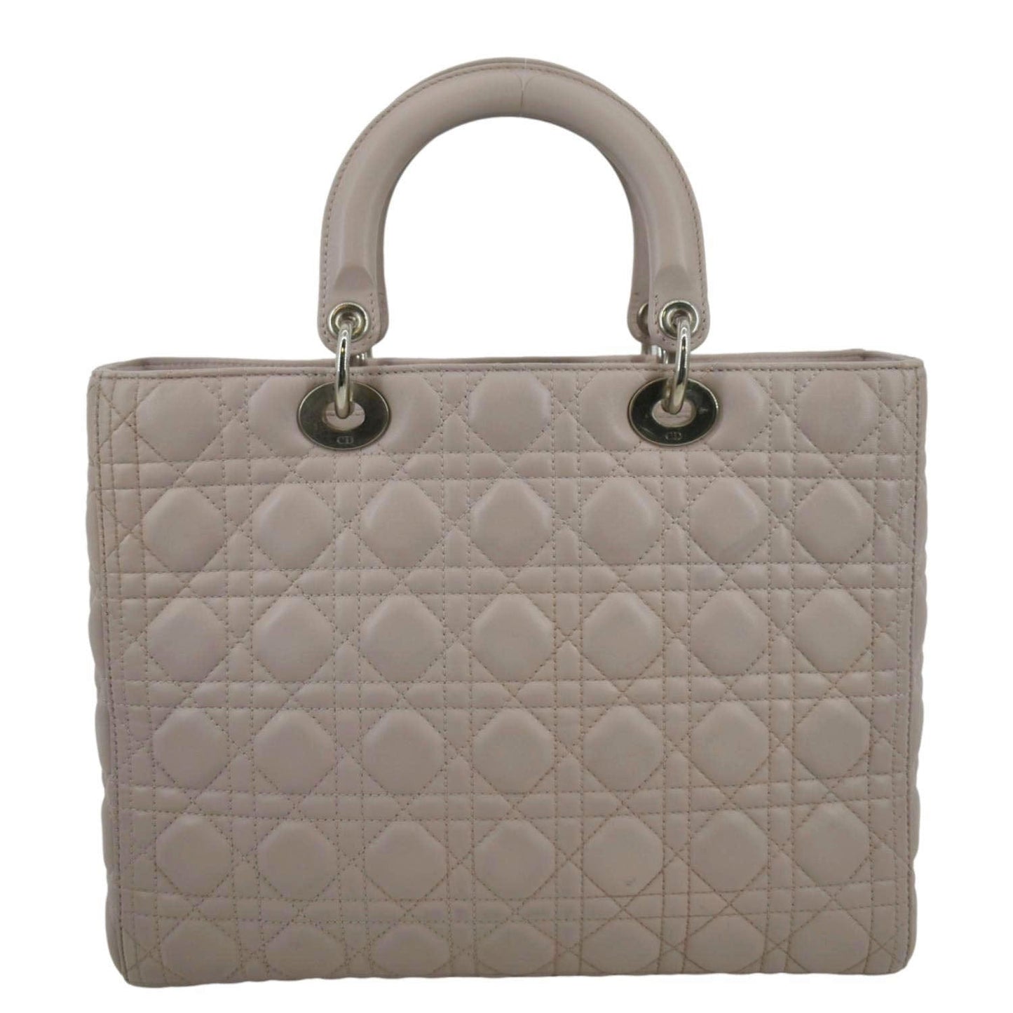Dior Lady Large Shoulder Bag Leather Quilted