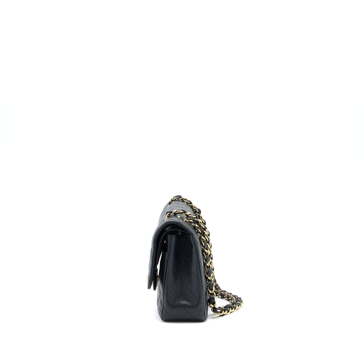 Chanel Classic Double Flap Caviar GHW Black Shoulder Bag Ghw 4