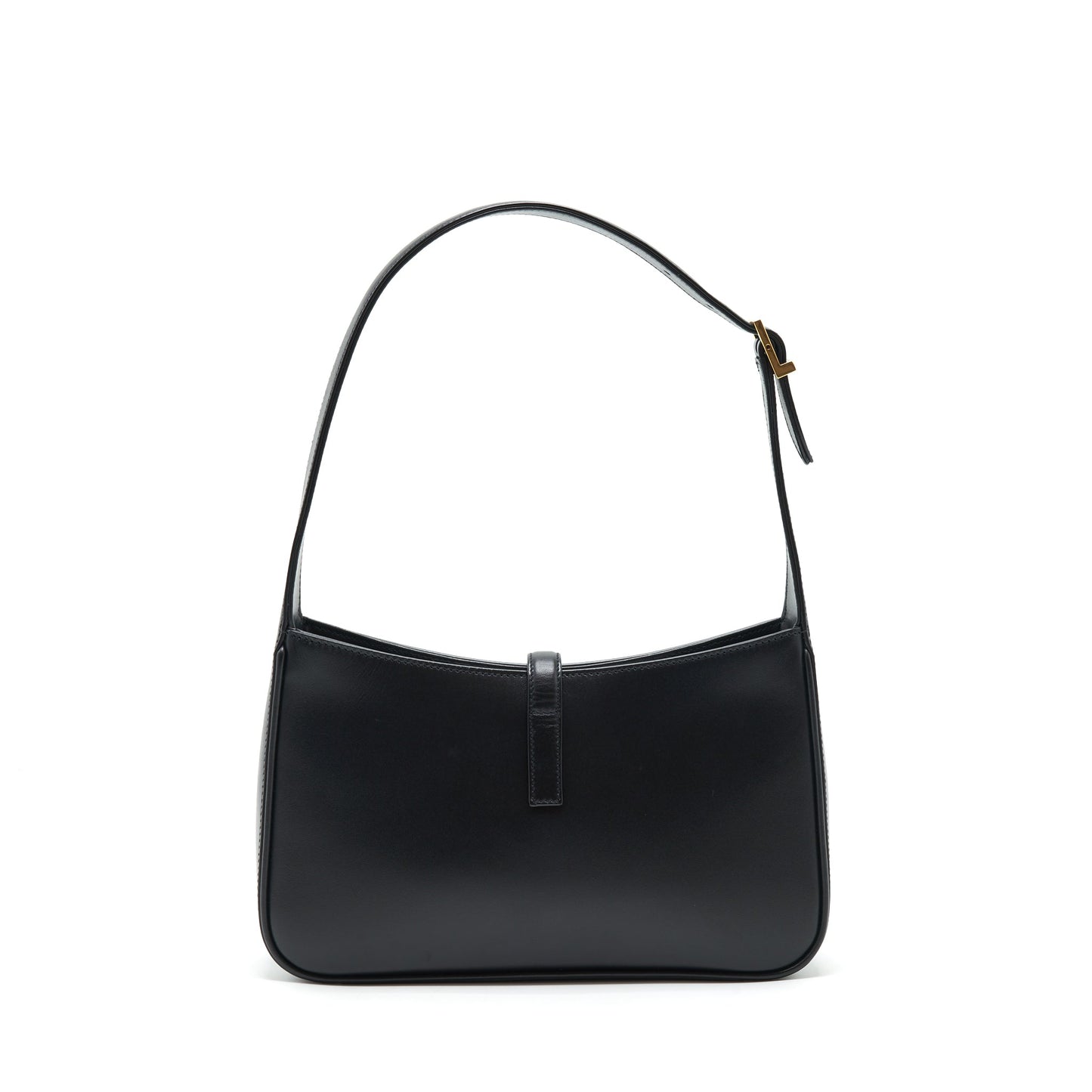 YSL Saint Laurent Saint Laurent Le Hobo Purse Calfskin Black Shoulder Bag