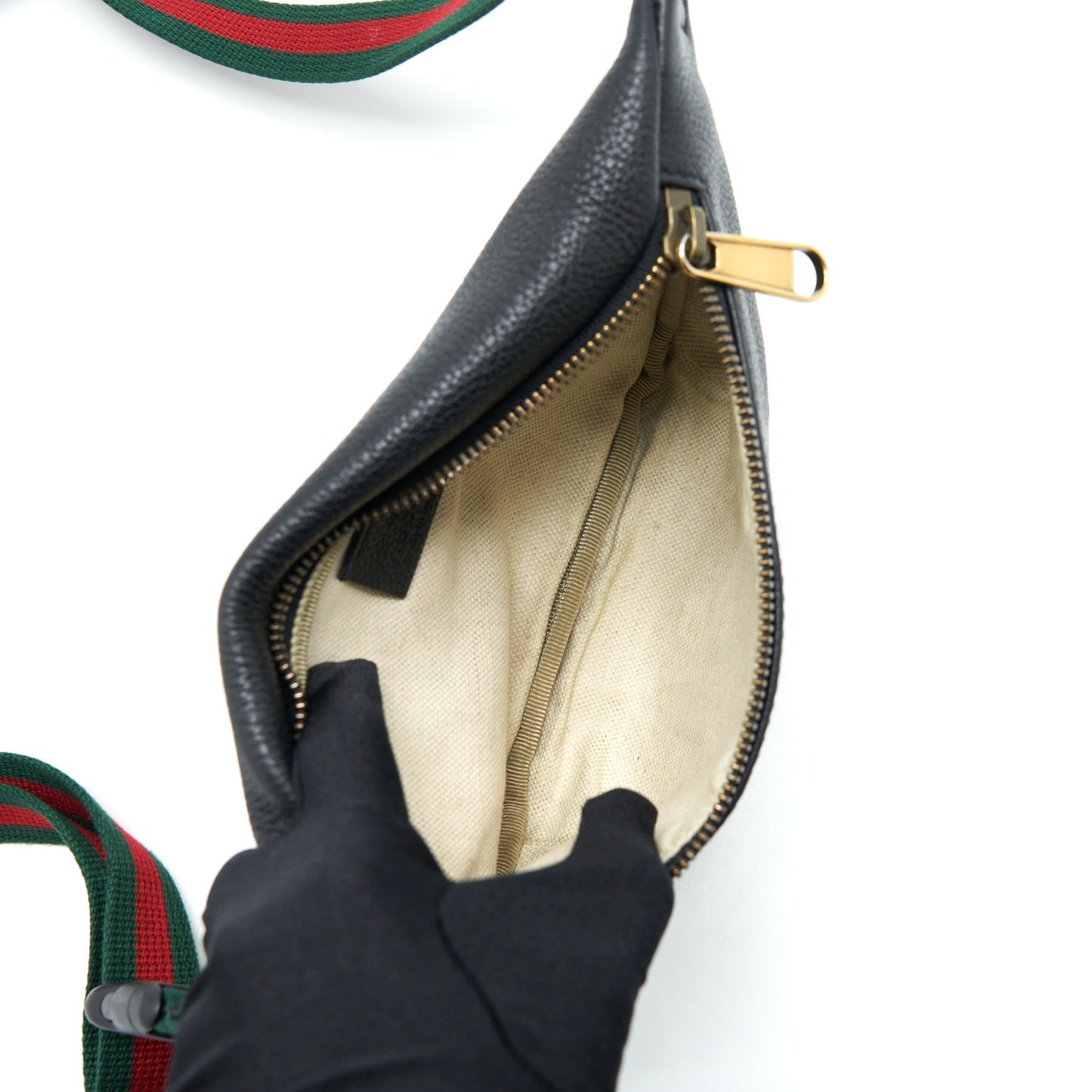 Gucci Print Belt Bag Black Mini Accessory