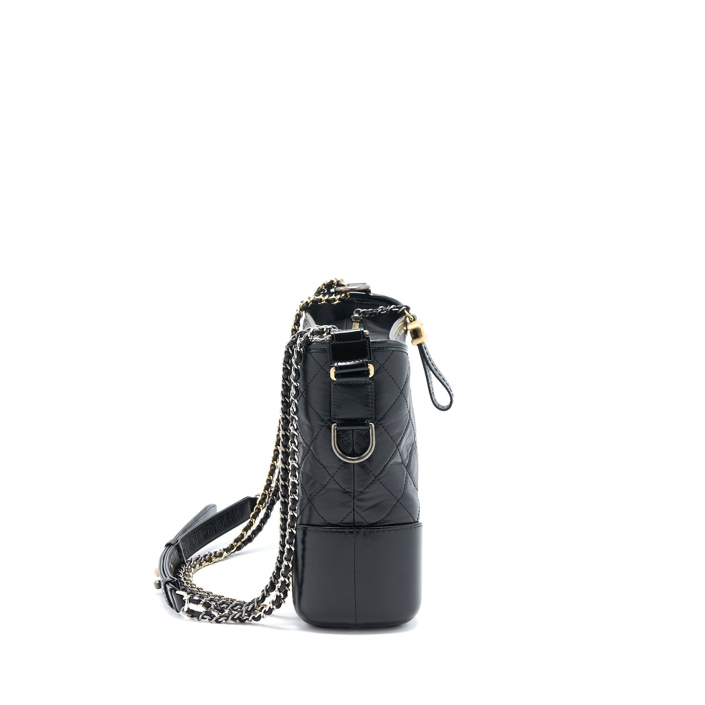 Chanel Gabrielle Hobo Aged Calfskin Hardware Multicolour Black Shoulder Bag Hardware 1