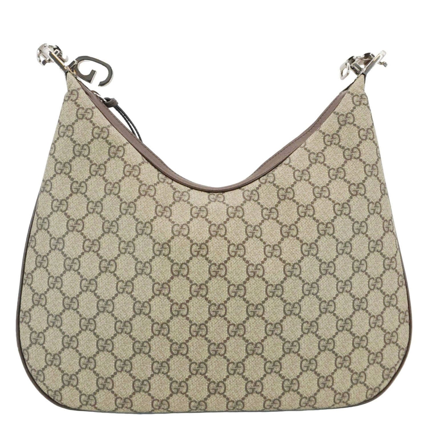 Gucci Attache Supreme Shoulder Bag Canvas Beige