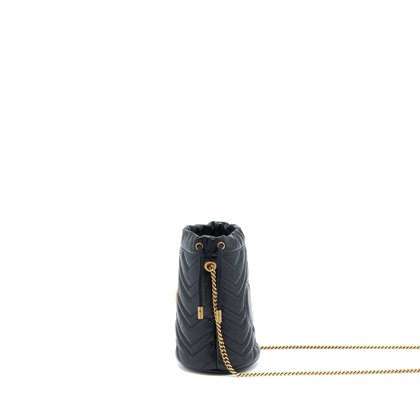 Gucci Marmont Black Mini Bucket Bag