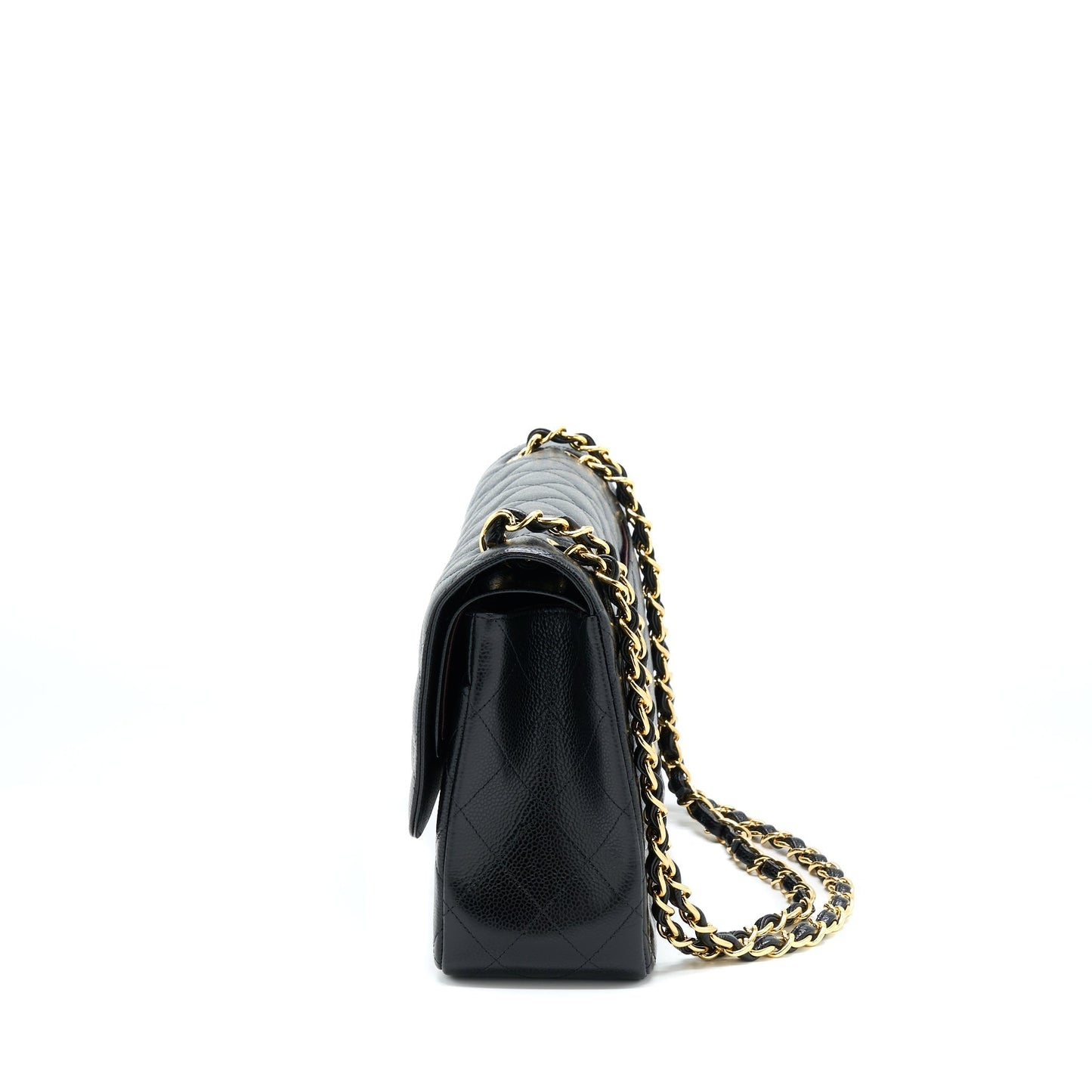 Chanel Classic Jumbo Flap Caviar GHW Black Shoulder Bag